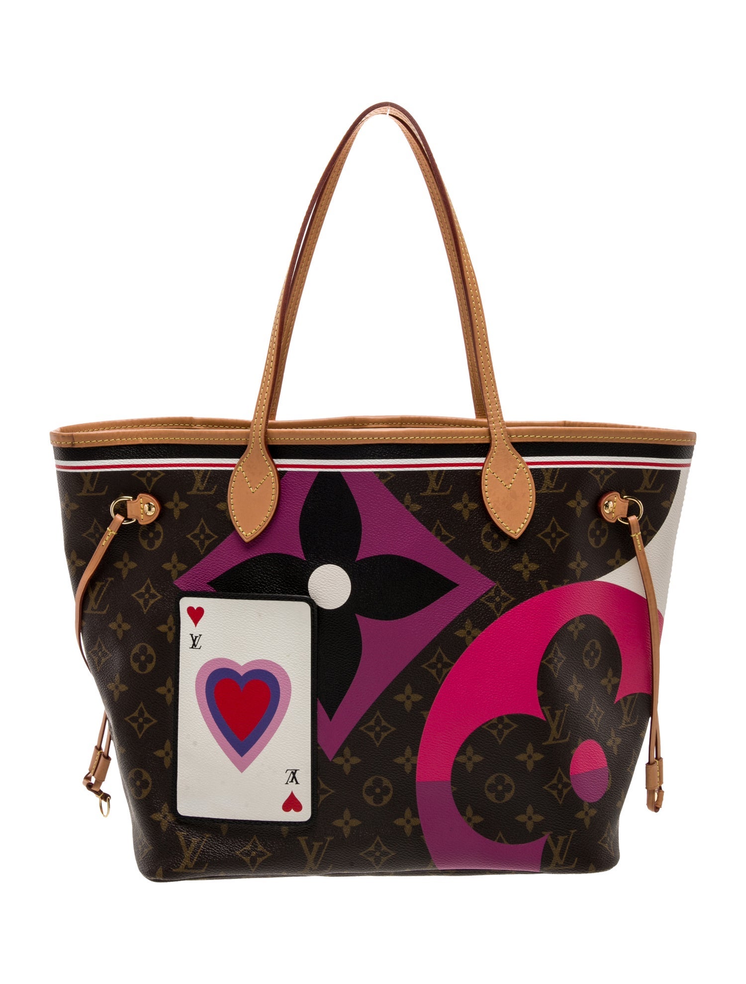 Louis Vuitton LV Monogram Neverfull w/Pouch MM