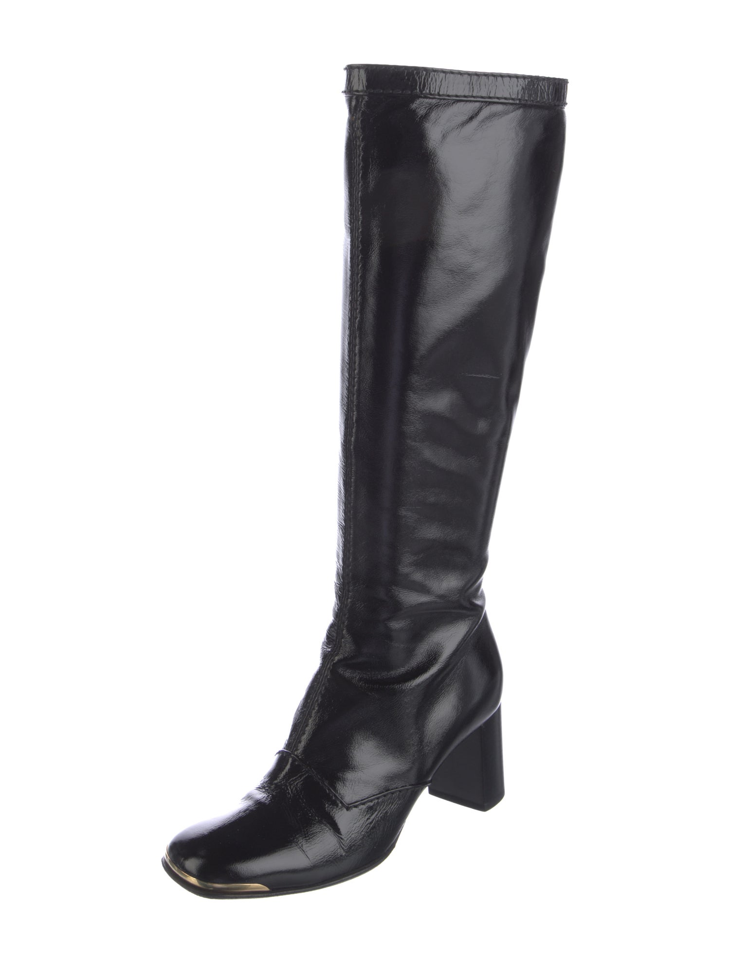 Louis Vuitton Patent Leather Boots