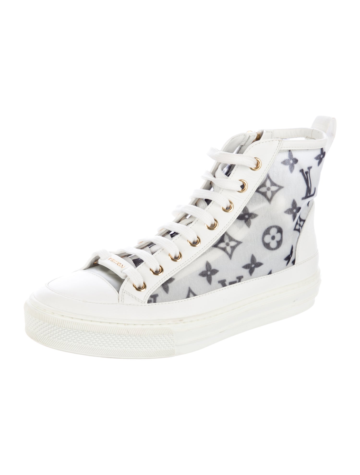 Louis Vuitton LV Monogram Leather Sneakers