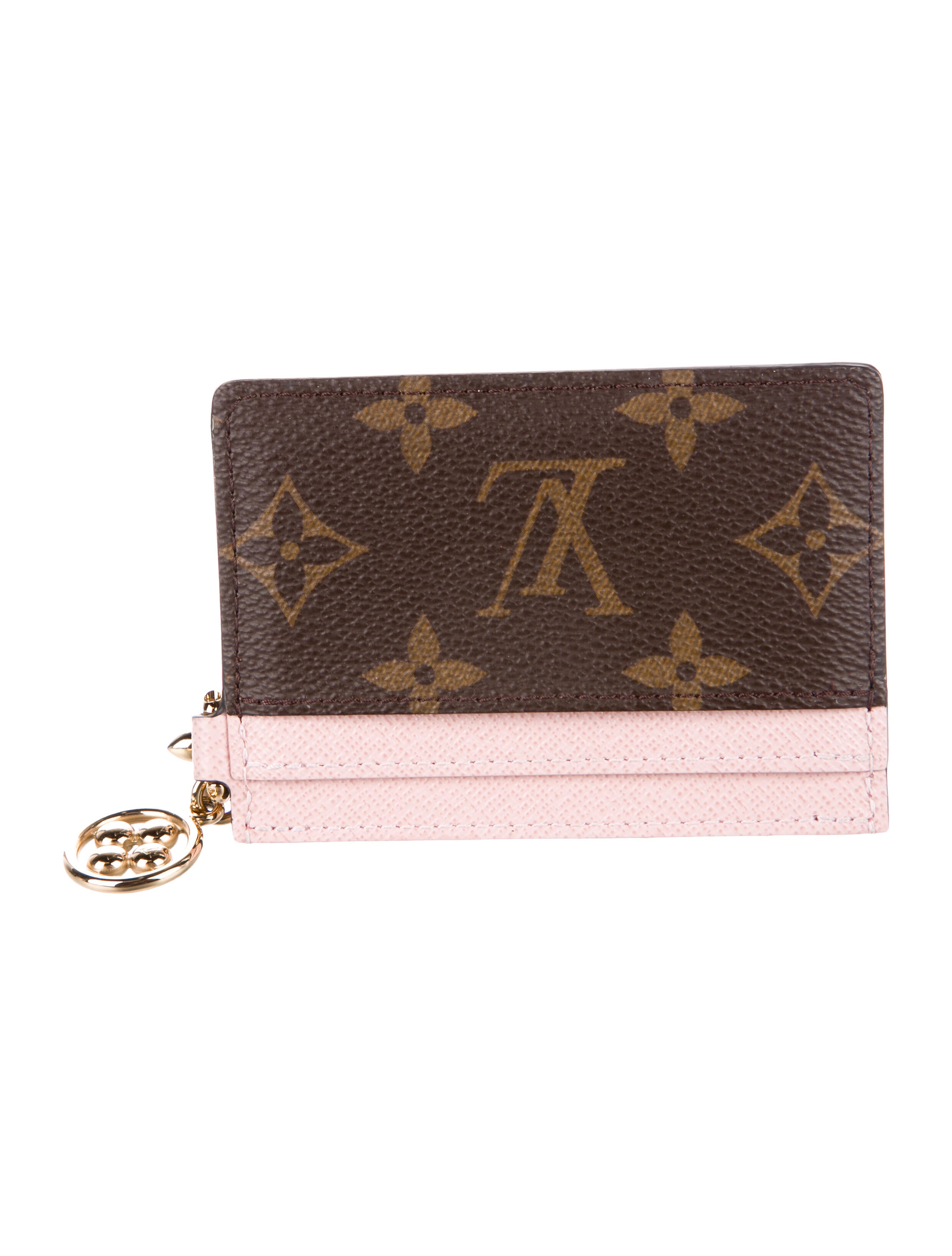 Louis Vuitton LV Monogram Coated Canvas Card Case