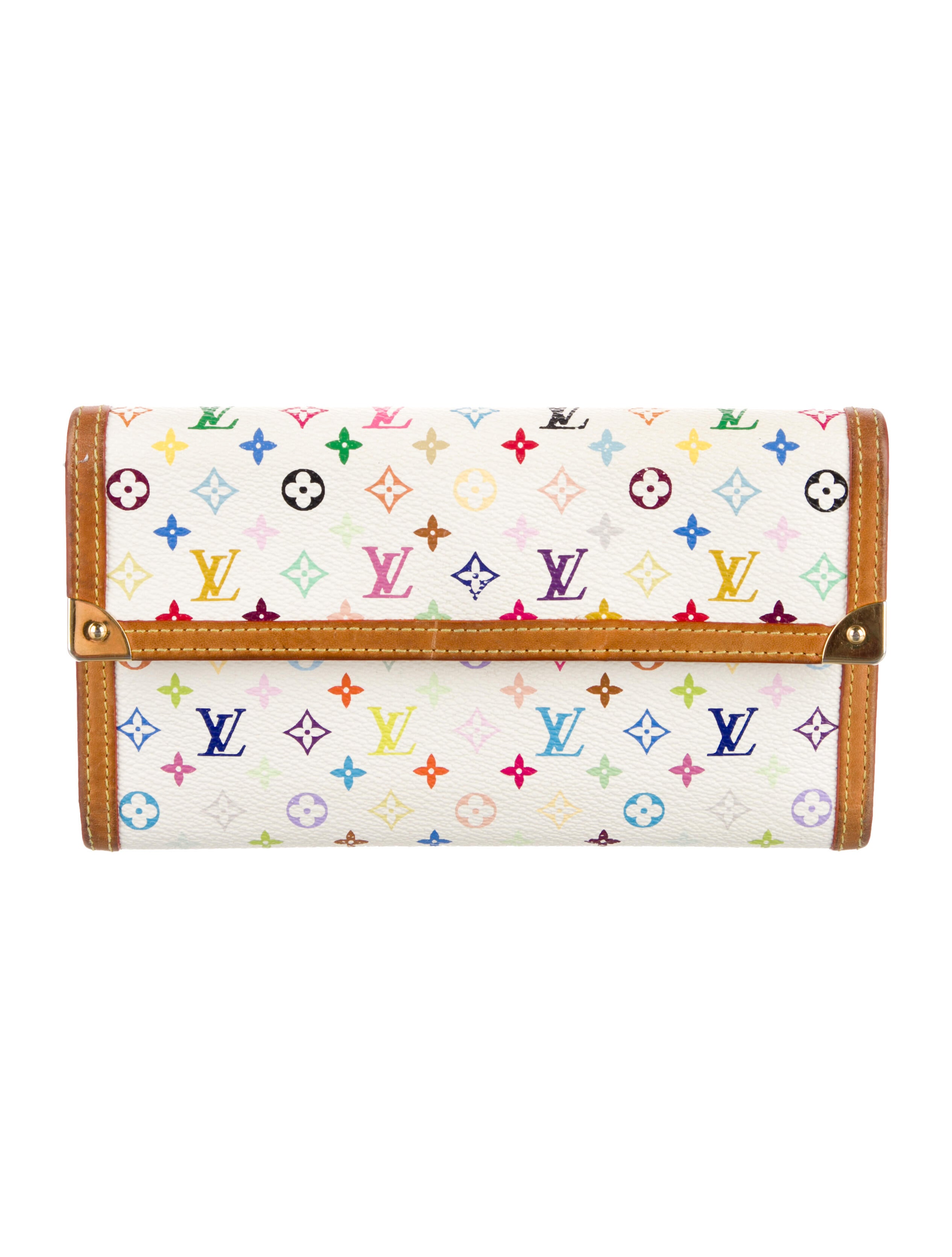 Louis Vuitton 2005 Multicolore Monogram Pattern International Wallet