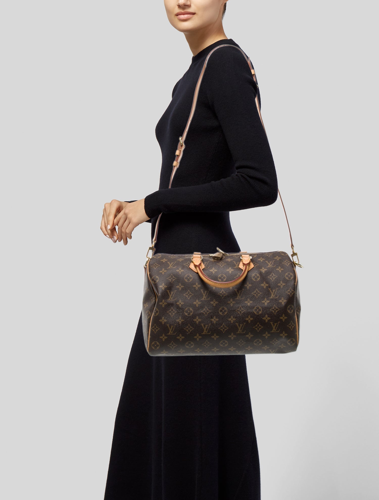Louis Vuitton Monogram Speedy Bandouliere 35