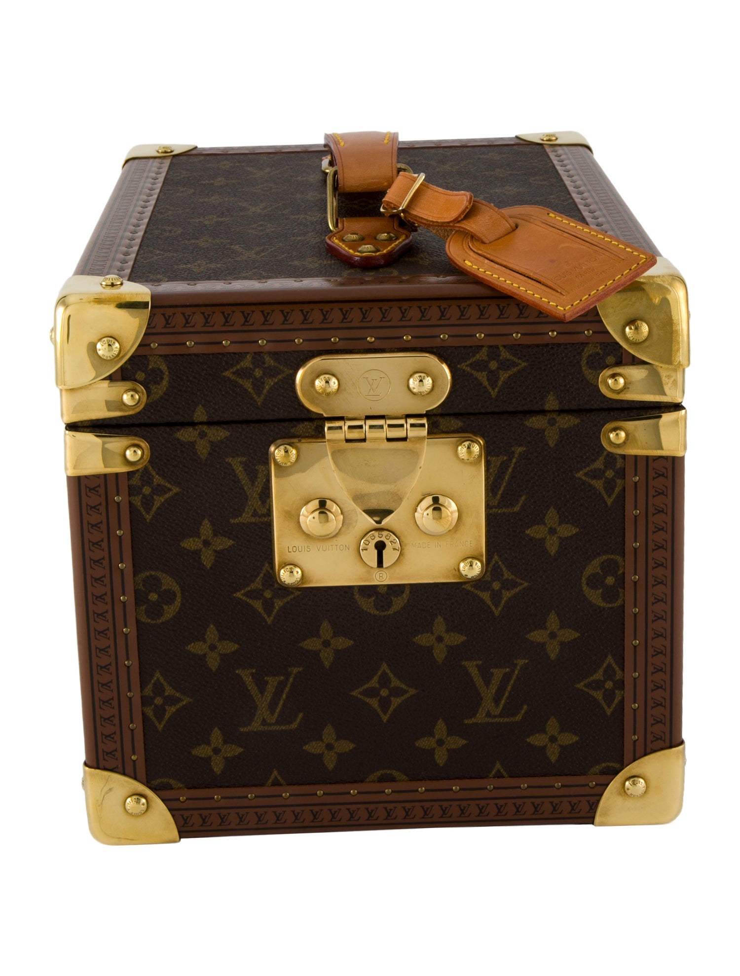 Louis Vuitton LV Monogram Boite Flacons Vanity Trunk Train Case