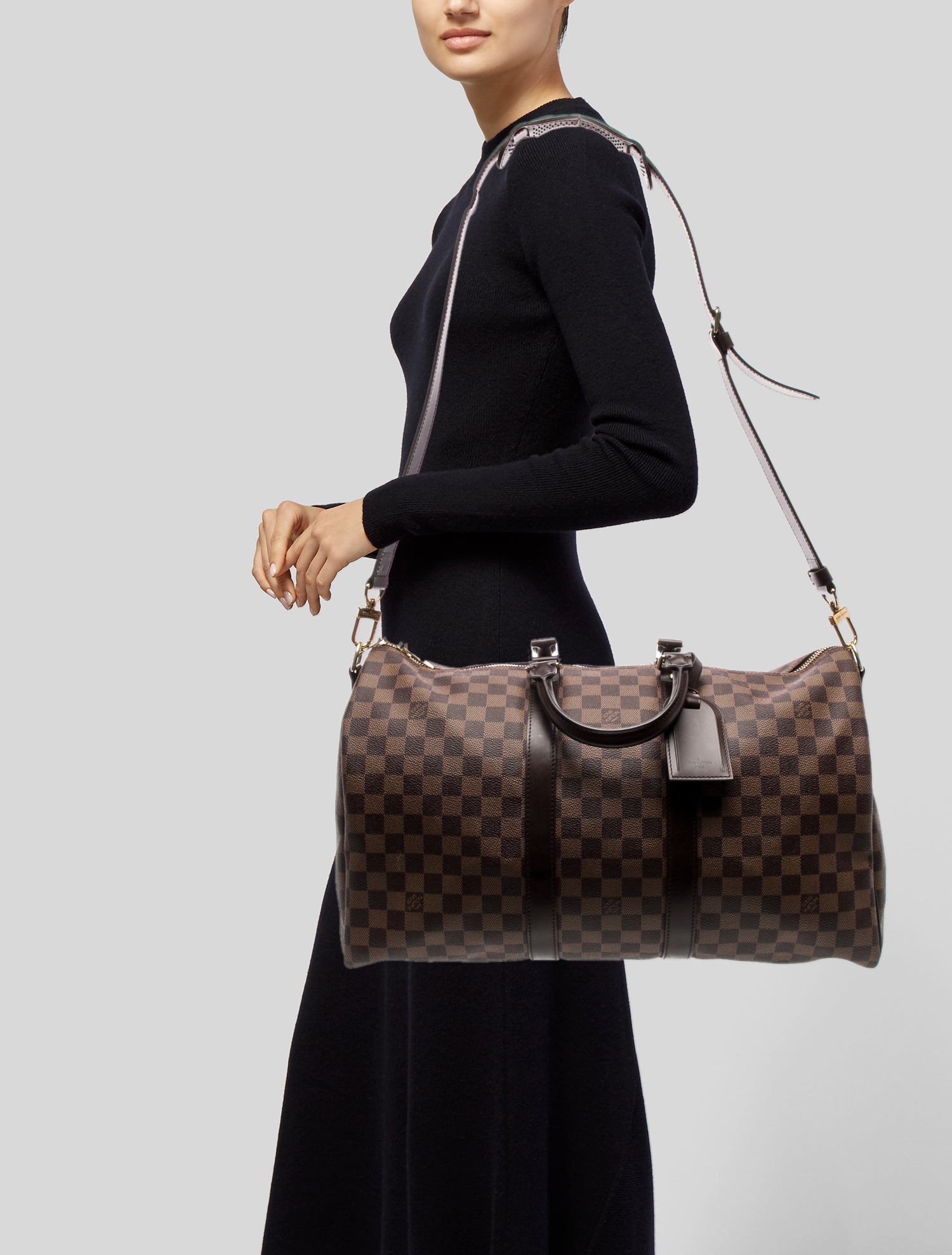 Louis Vuitton Damier Ebene Keepall Bandouliere 45