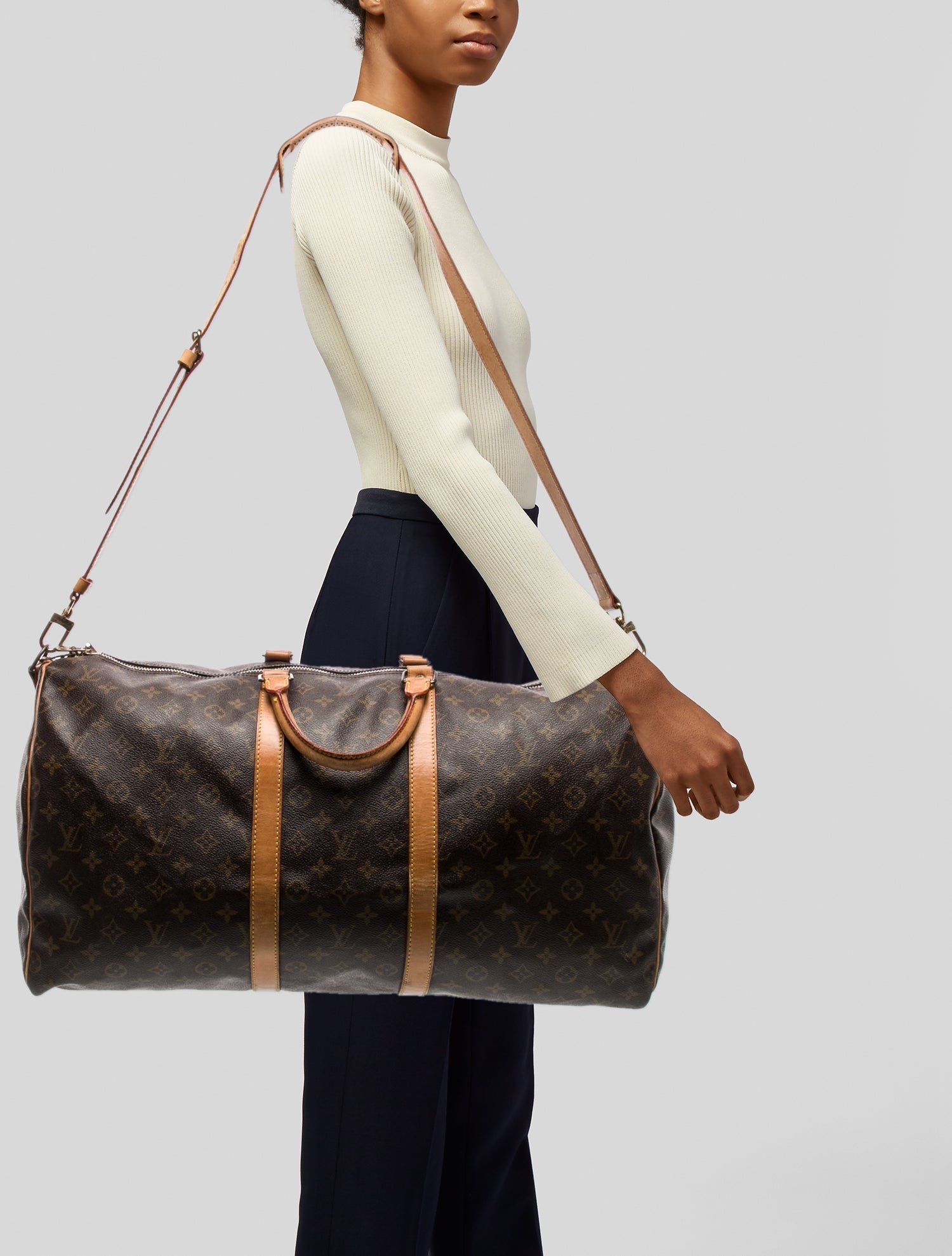 Louis Vuitton LV Monogram Weekender Bag 55