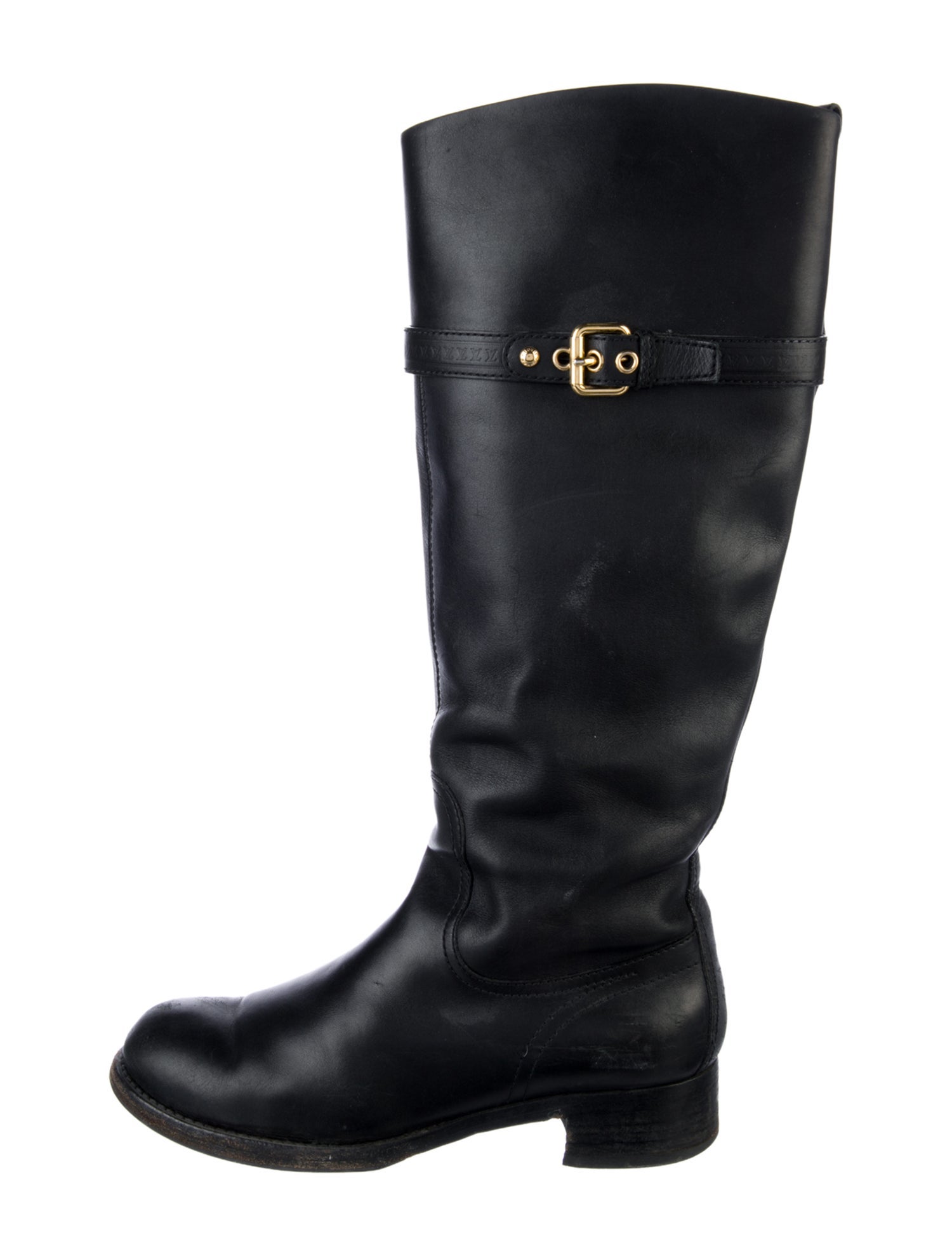 Louis Vuitton Leather Riding Boots