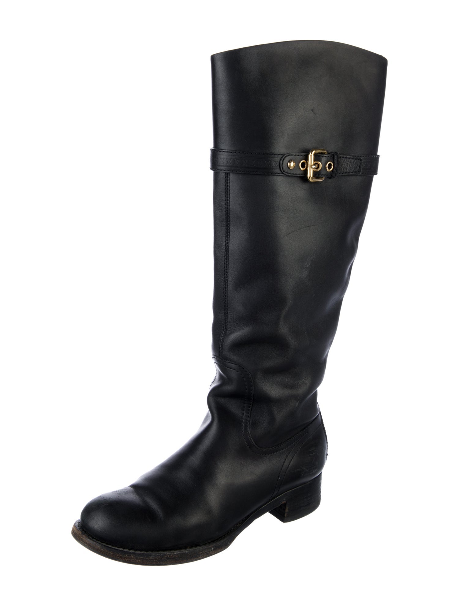 Louis Vuitton Leather Riding Boots