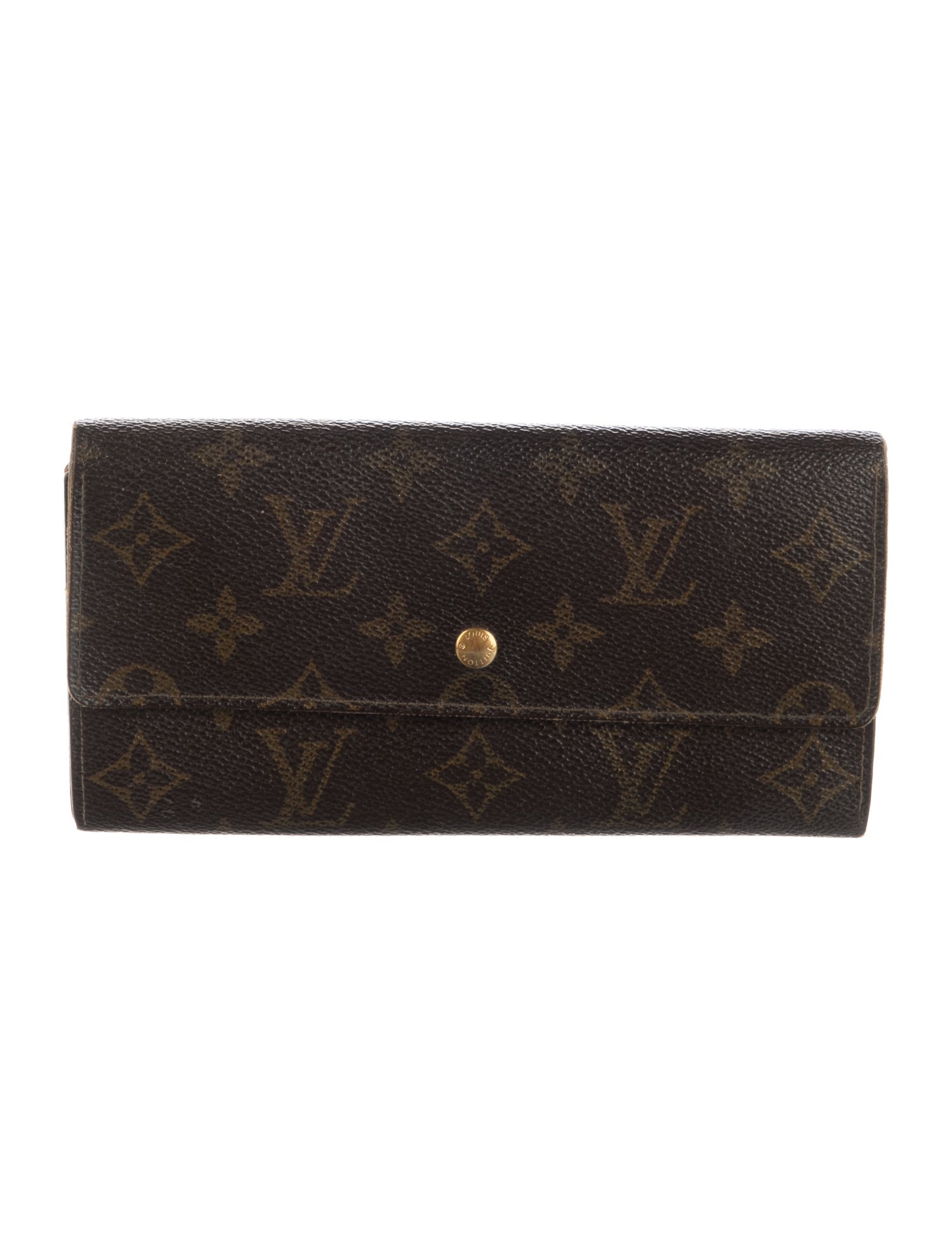 Louis Vuitton 1990 LV Monogram Sarah Wallet