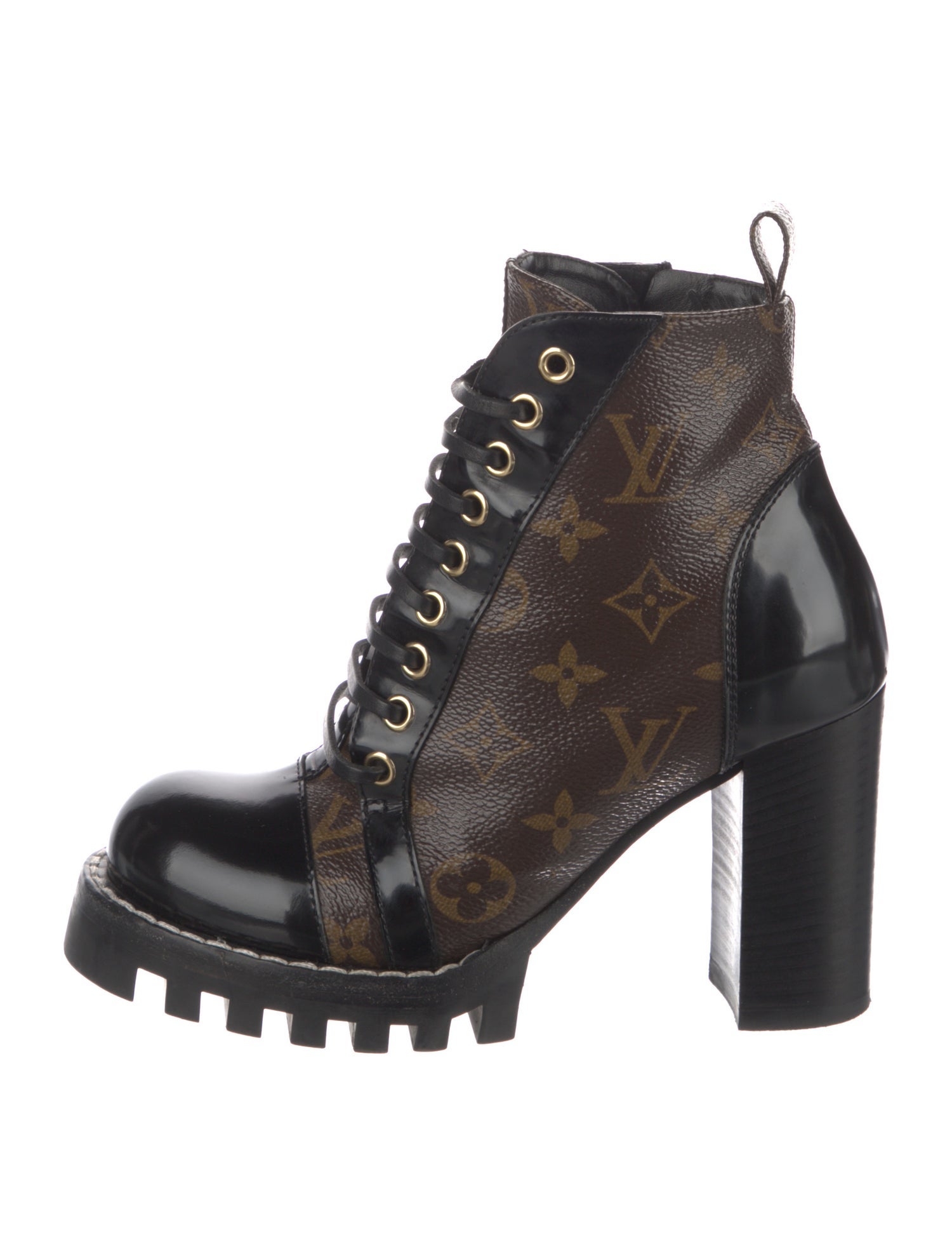 Louis Vuitton LV Monogram Combat Boots