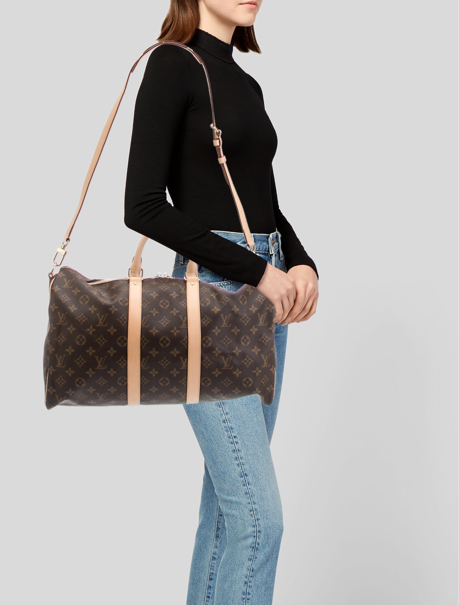 Louis Vuitton LV Monogram Keepall Bandouliere 45