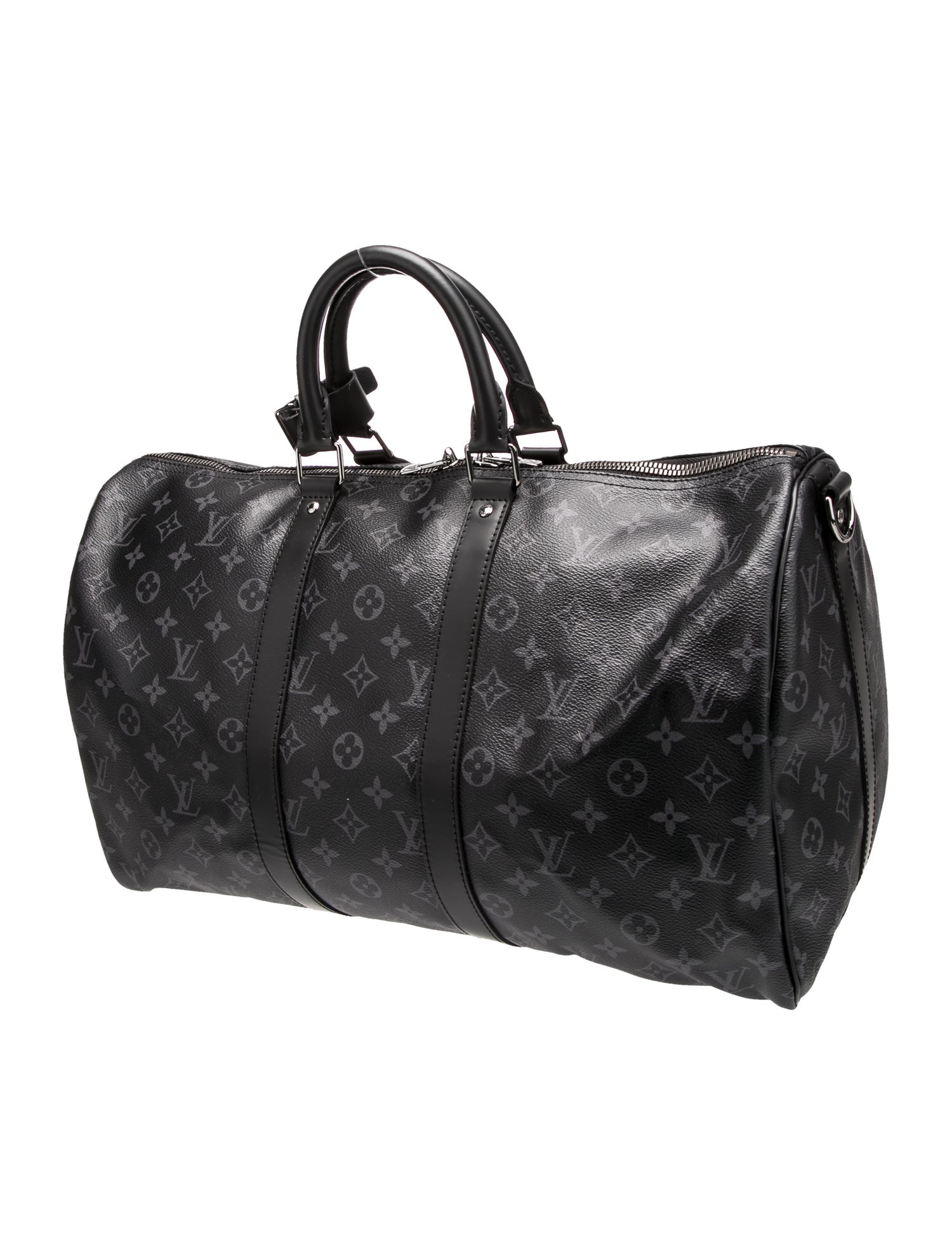 Louis Vuitton Coated Canvas Keepall Bandouliere
