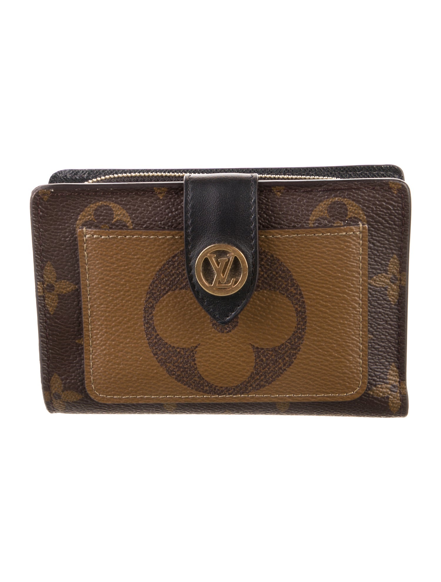 Louis Vuitton LV Monogram Coated Canvas French Purse