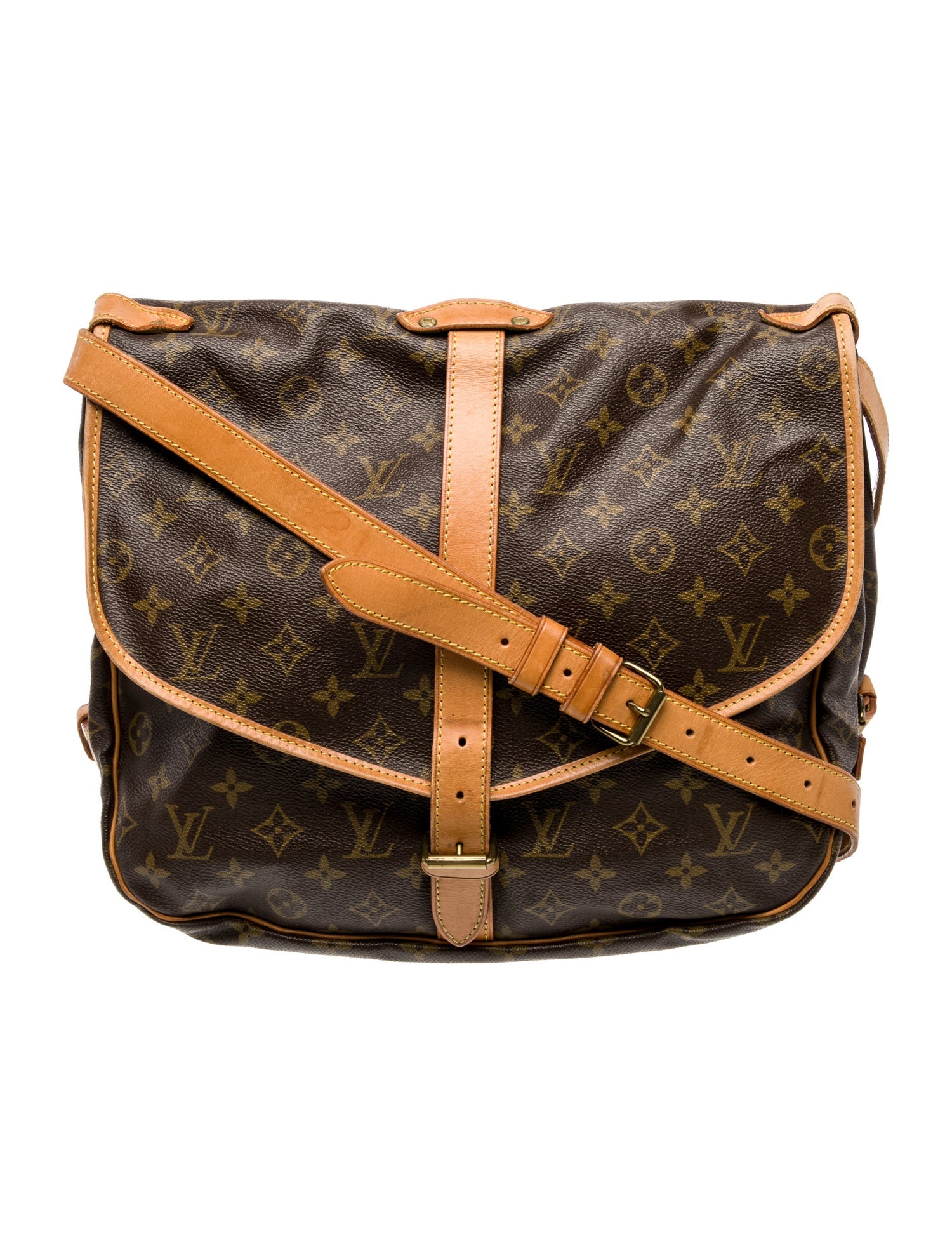 Louis Vuitton LV Monogram Saumur 35