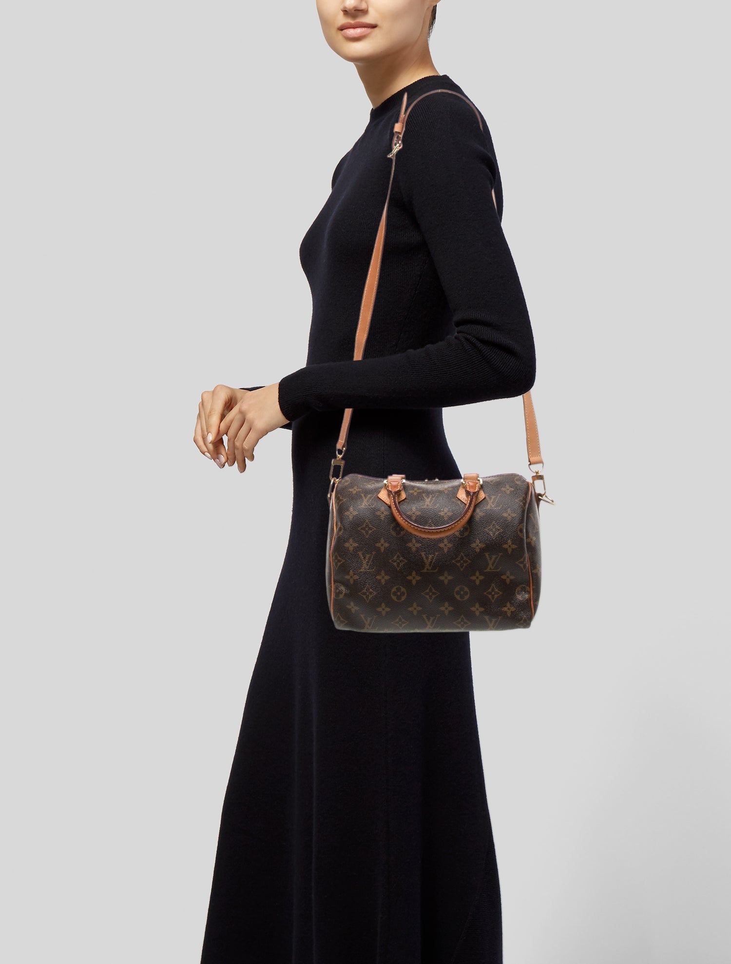 Louis Vuitton LV Monogram Speedy Bandouliere 25