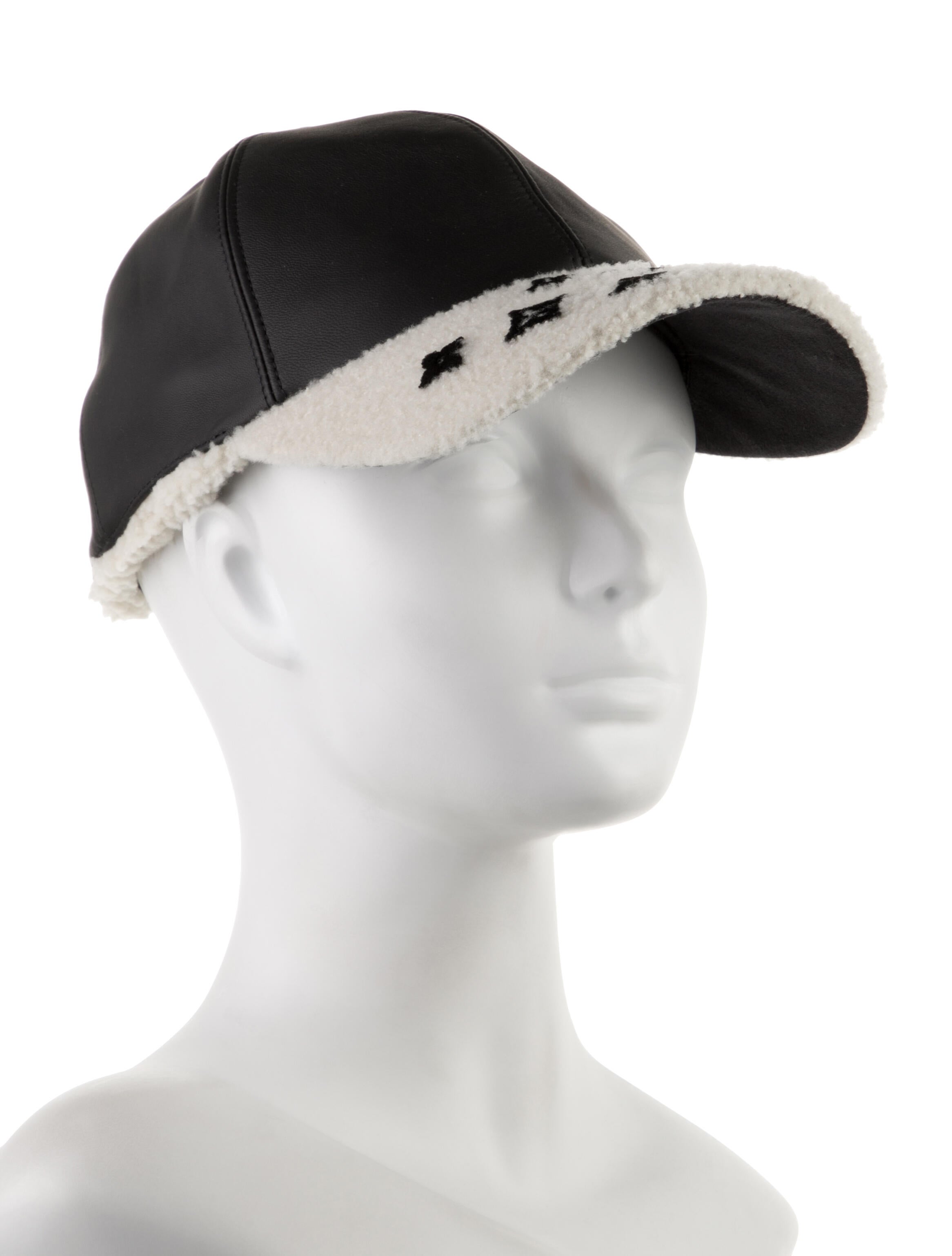 Louis Vuitton Shearling Leather Baseball Cap