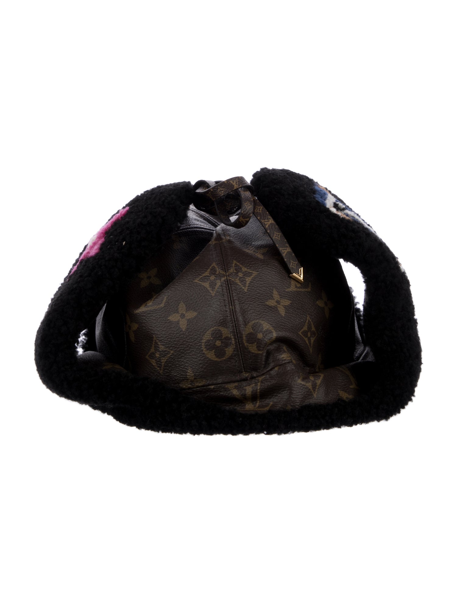 Louis Vuitton Monogram Shearling Chapka Hat