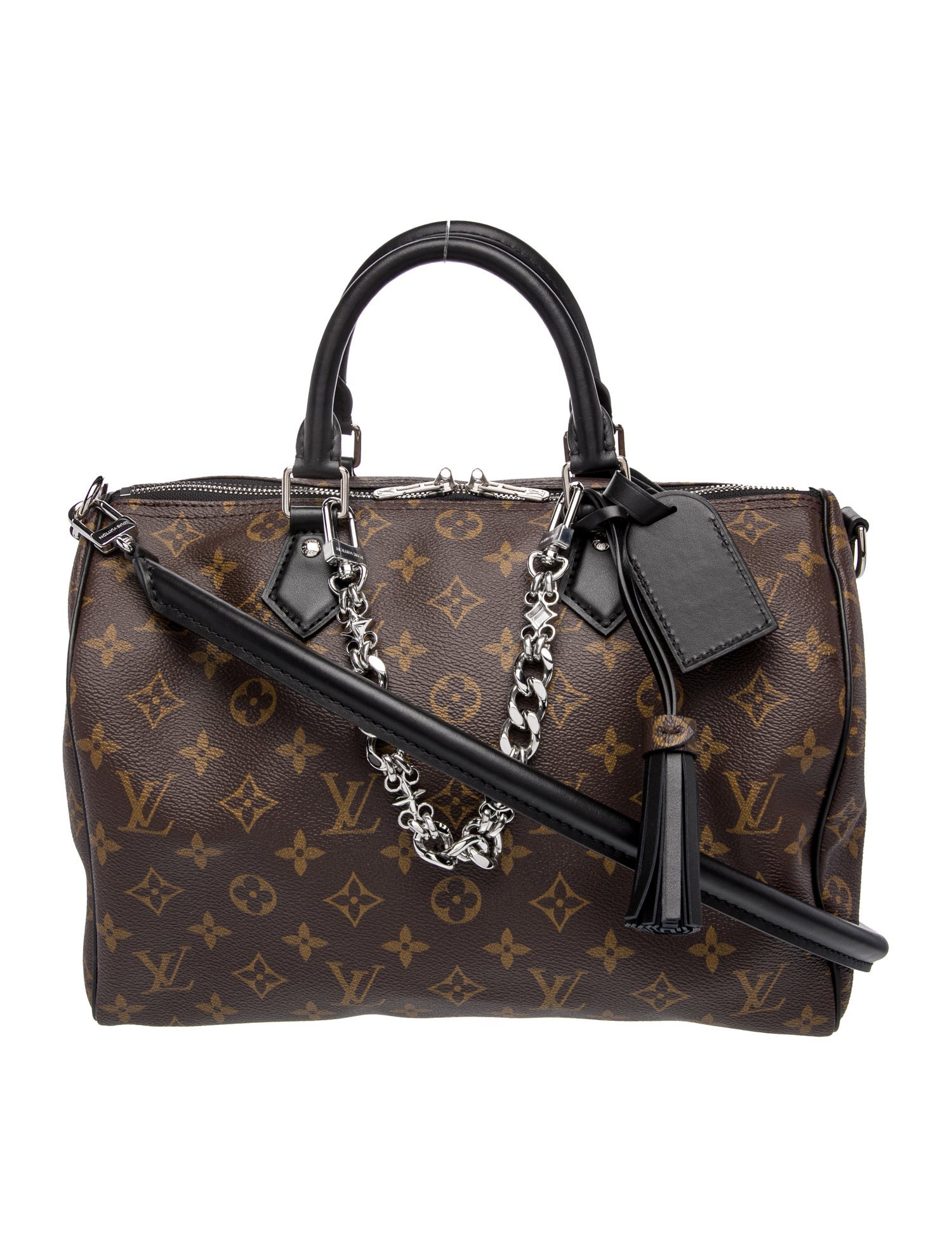 Louis Vuitton LV Monogram Dark Speedy Soft 30