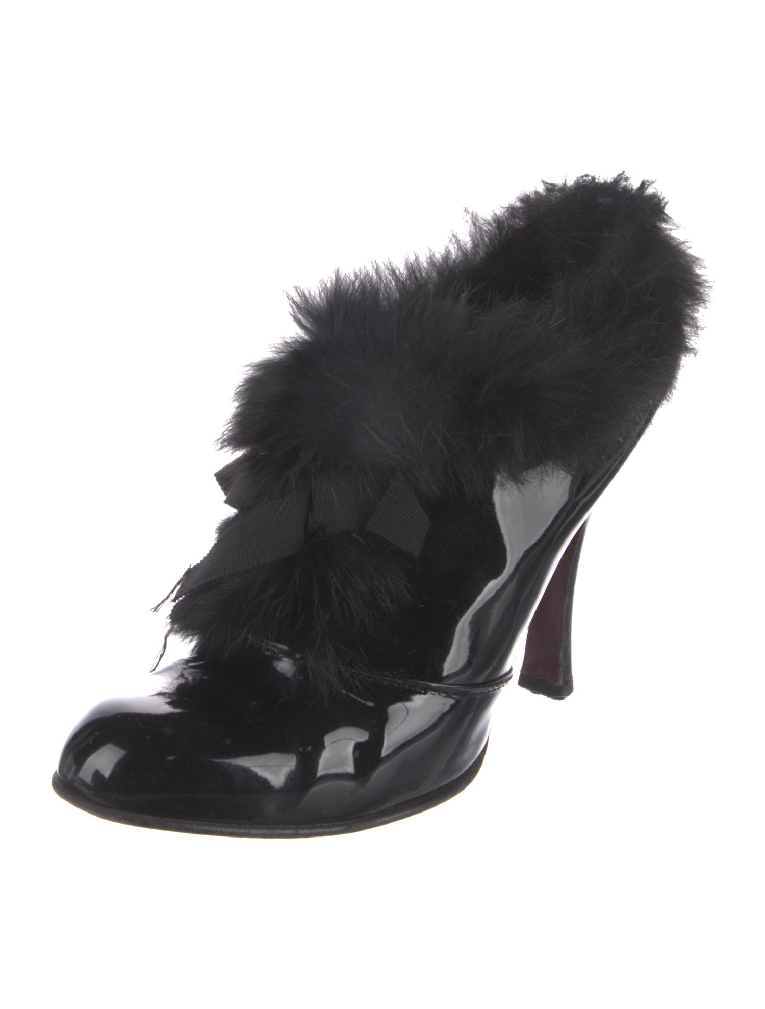 Louis Vuitton Vintage Patent Leather Mules