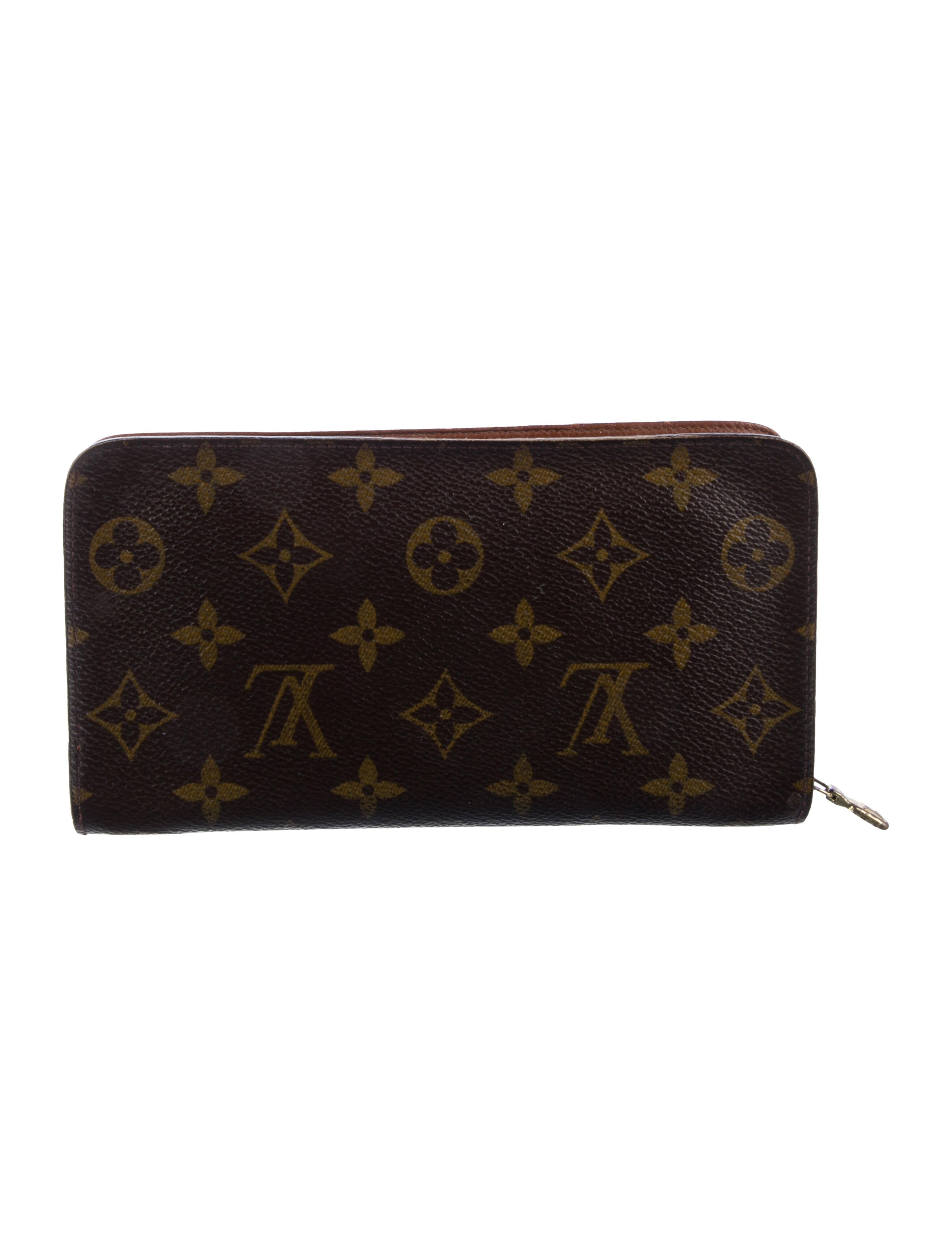 Louis Vuitton 2004 Monogram Pattern Zippy Compact Wallet