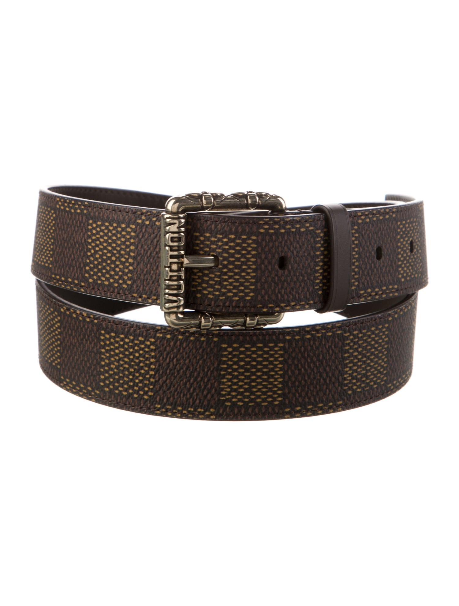 Louis Vuitton 2025 Drift Damier Heritage 35MM Waist Belt