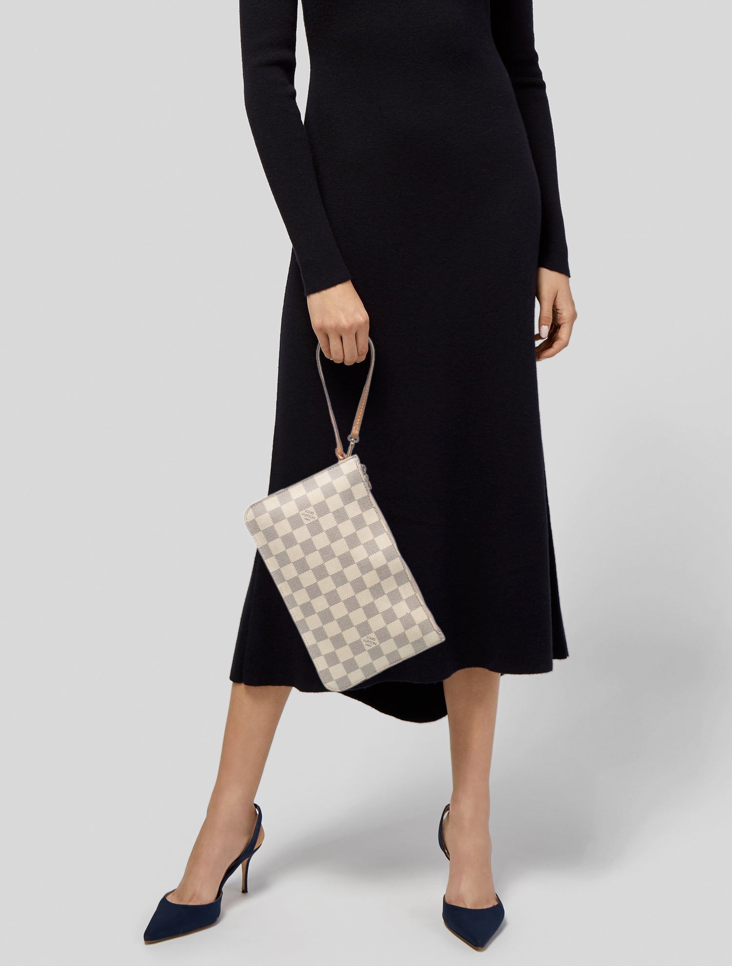 Louis Vuitton Damier Azur Neverfull Pouch