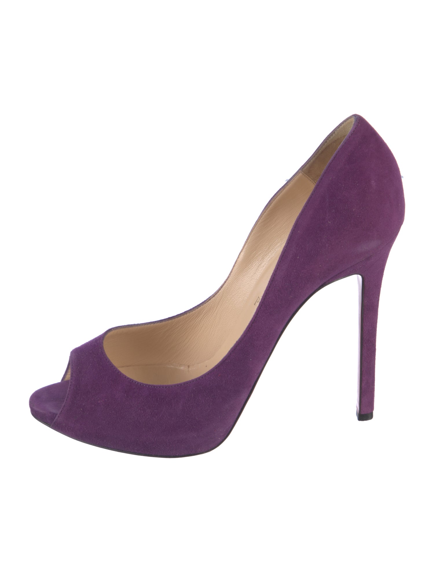 Louis Vuitton Suede Pumps