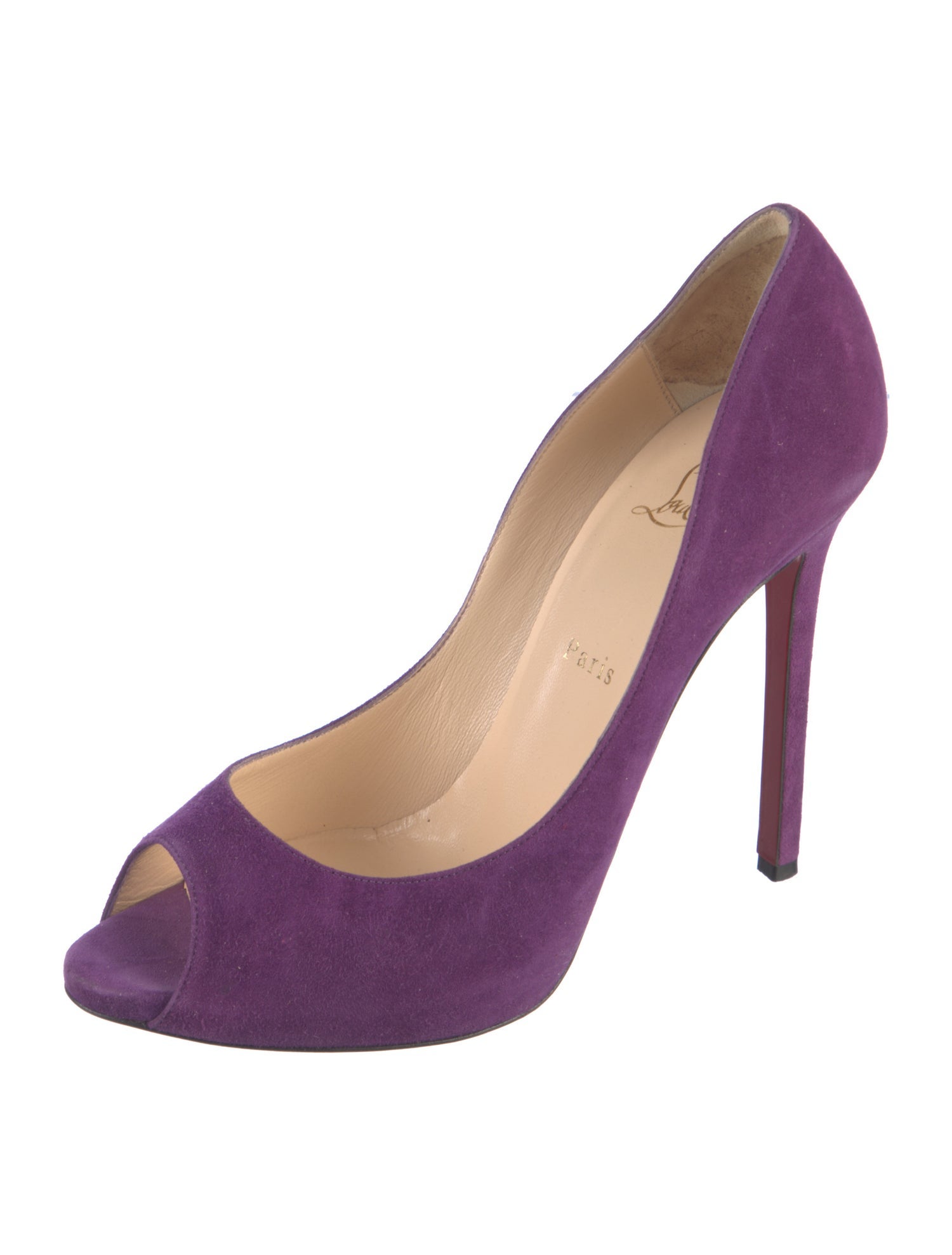 Louis Vuitton Suede Pumps