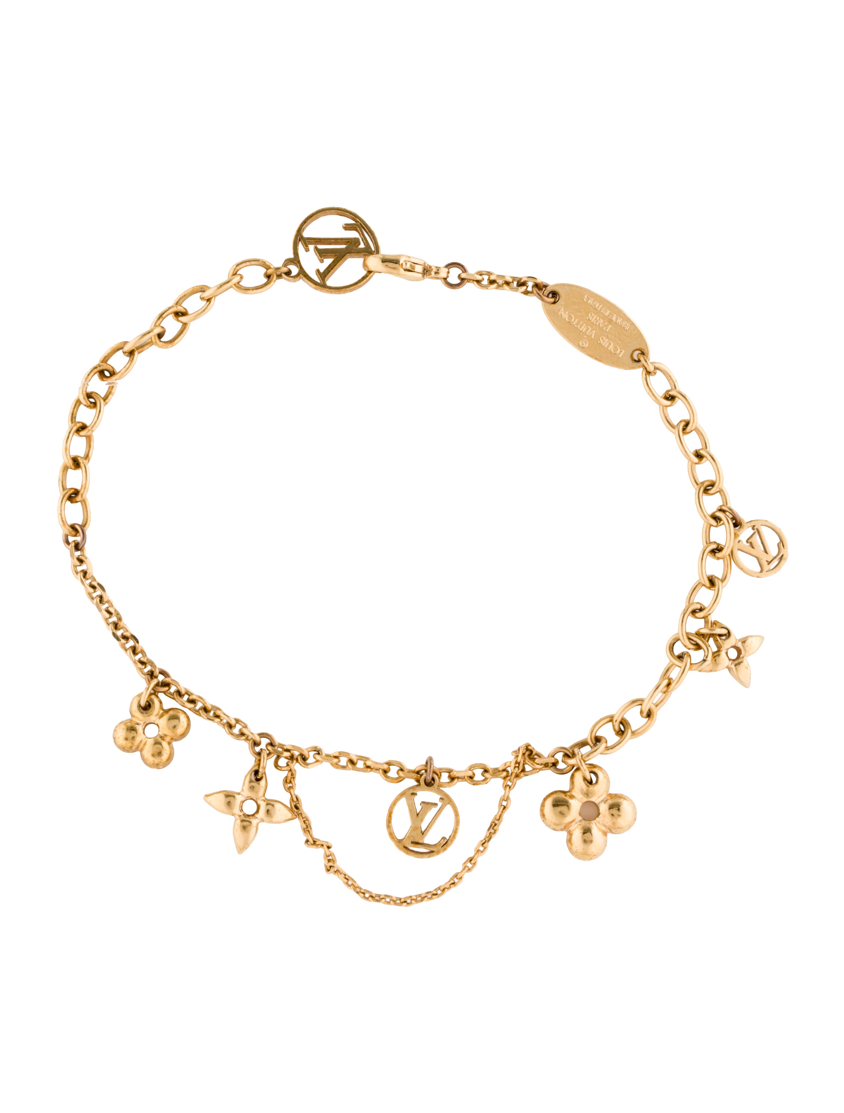 Louis Vuitton Blooming Supple Charm Bracelet