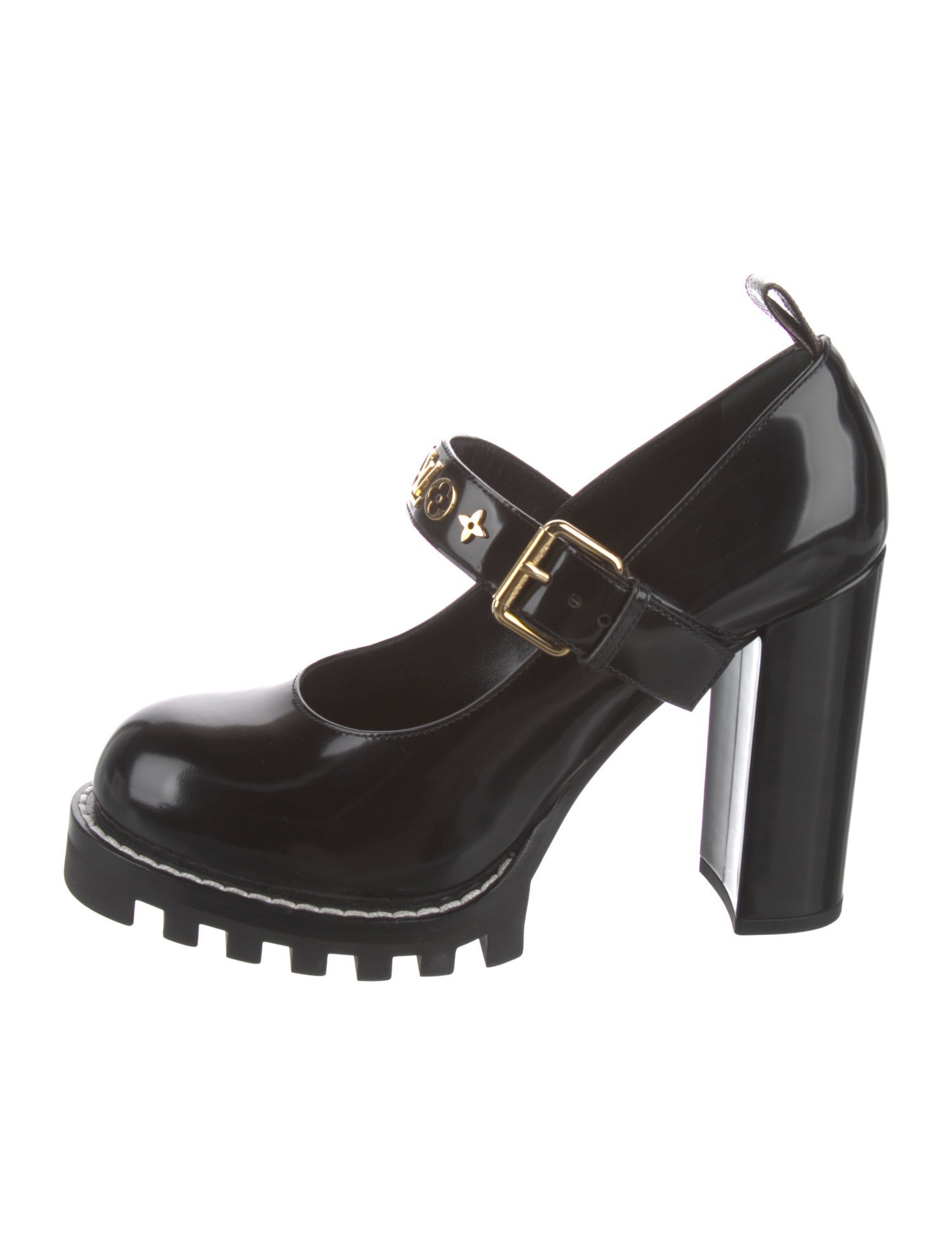 Louis Vuitton LV Monogram Patent Leather Pumps