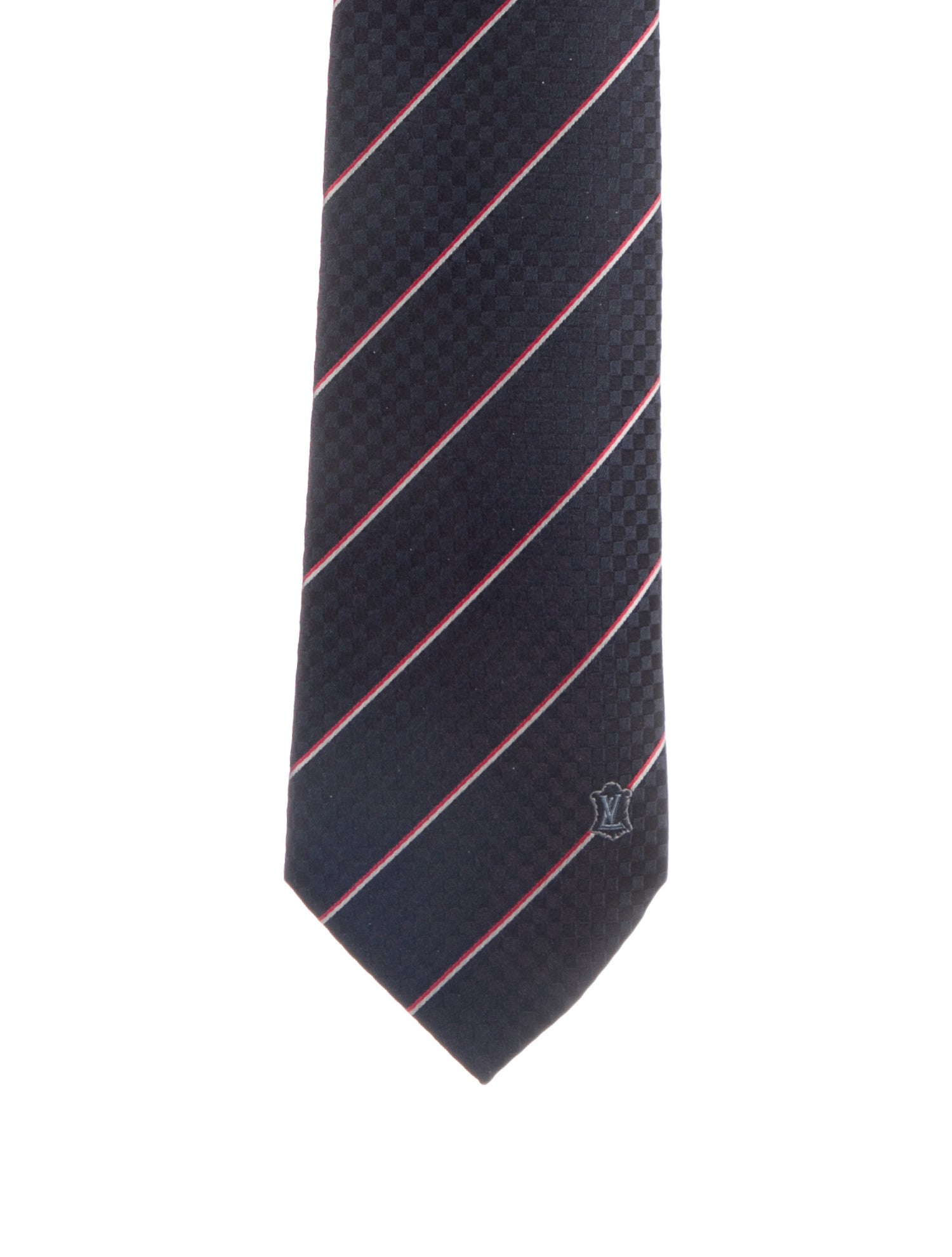 Louis Vuitton Printed Silk Tie