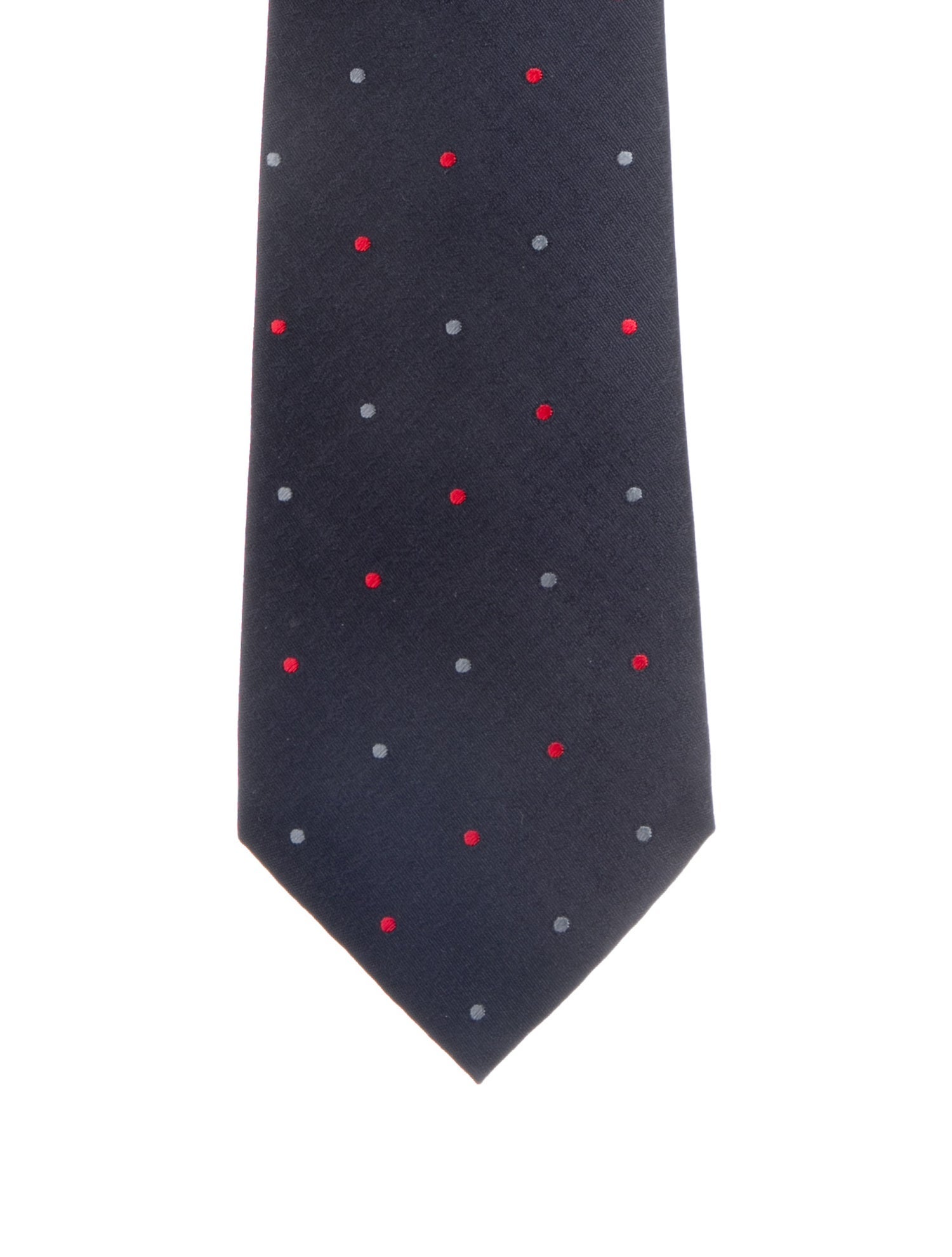 Louis Vuitton Polka Dot Silk Tie