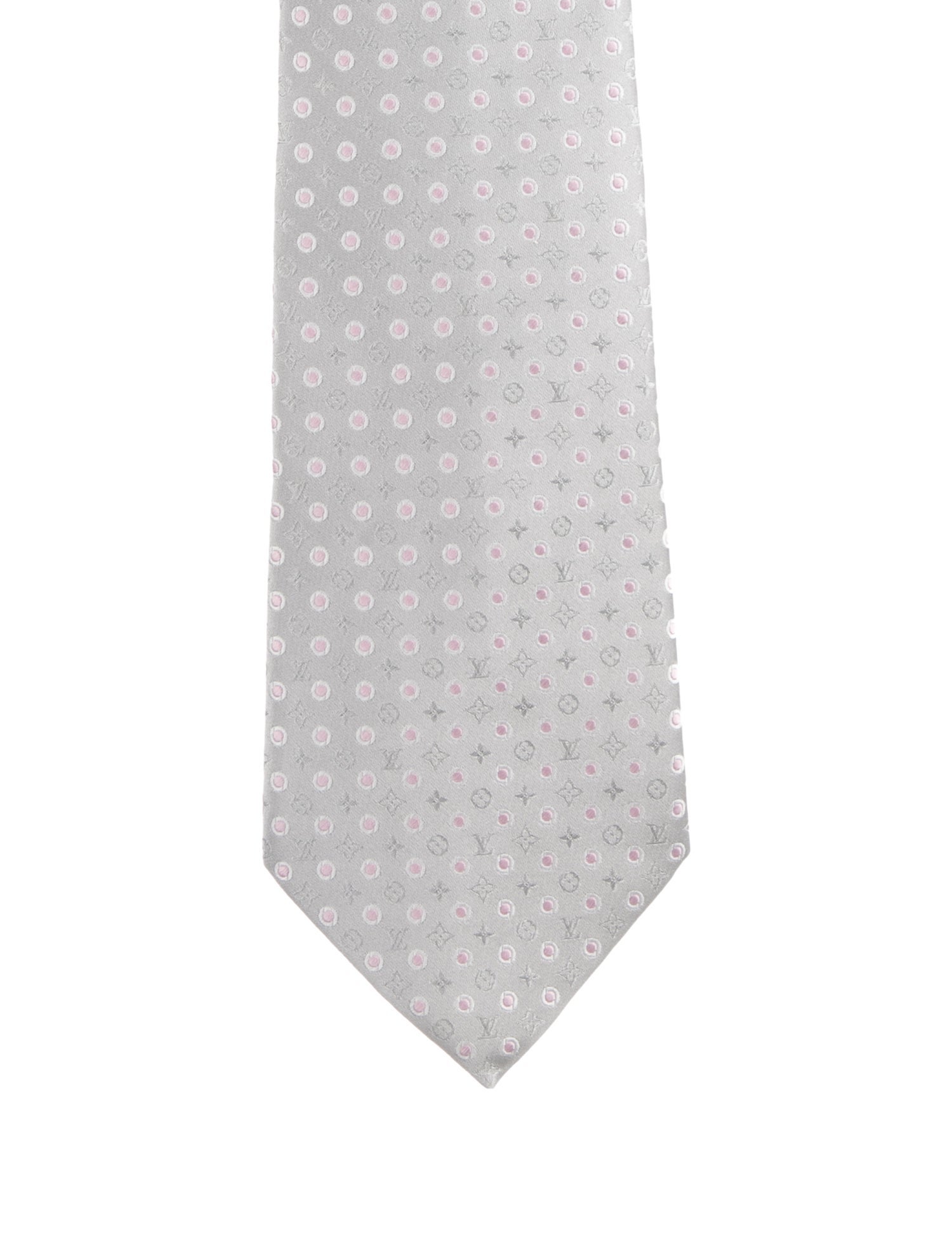 Louis Vuitton Polka Dot Silk Tie