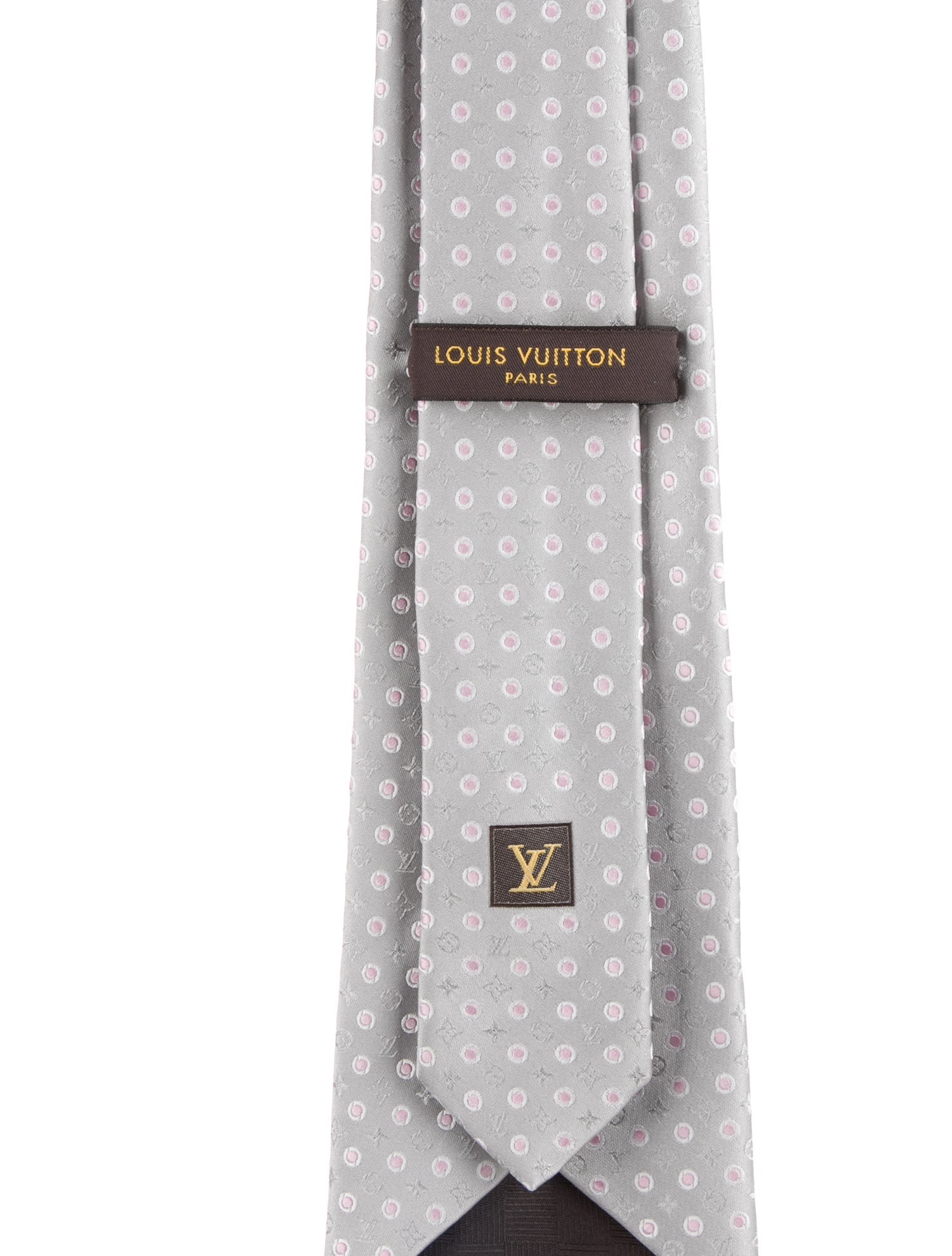 Louis Vuitton Polka Dot Silk Tie