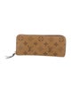 Louis Vuitton Monogram Reverse Coated Canvas Clemence Wallet