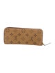 Louis Vuitton Monogram Reverse Coated Canvas Clemence Wallet