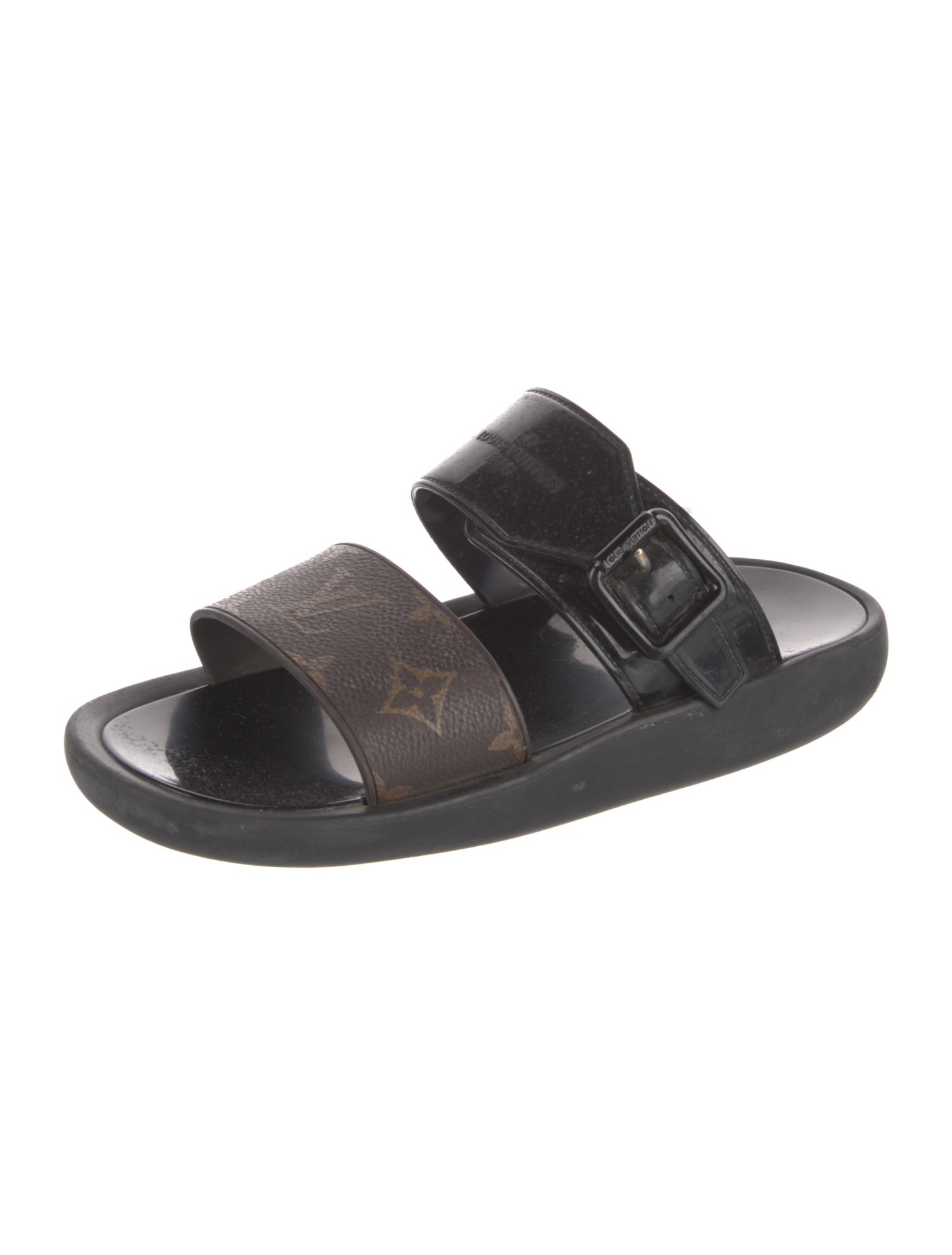 Louis Vuitton LV Monogram Rubber Slides