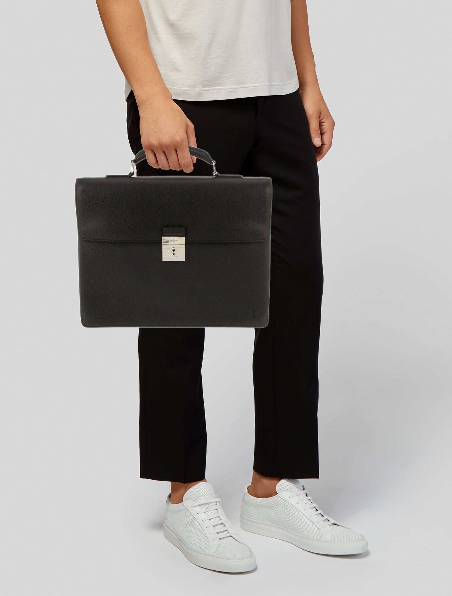 Louis Vuitton Taiga Leather Briefcase Vintage