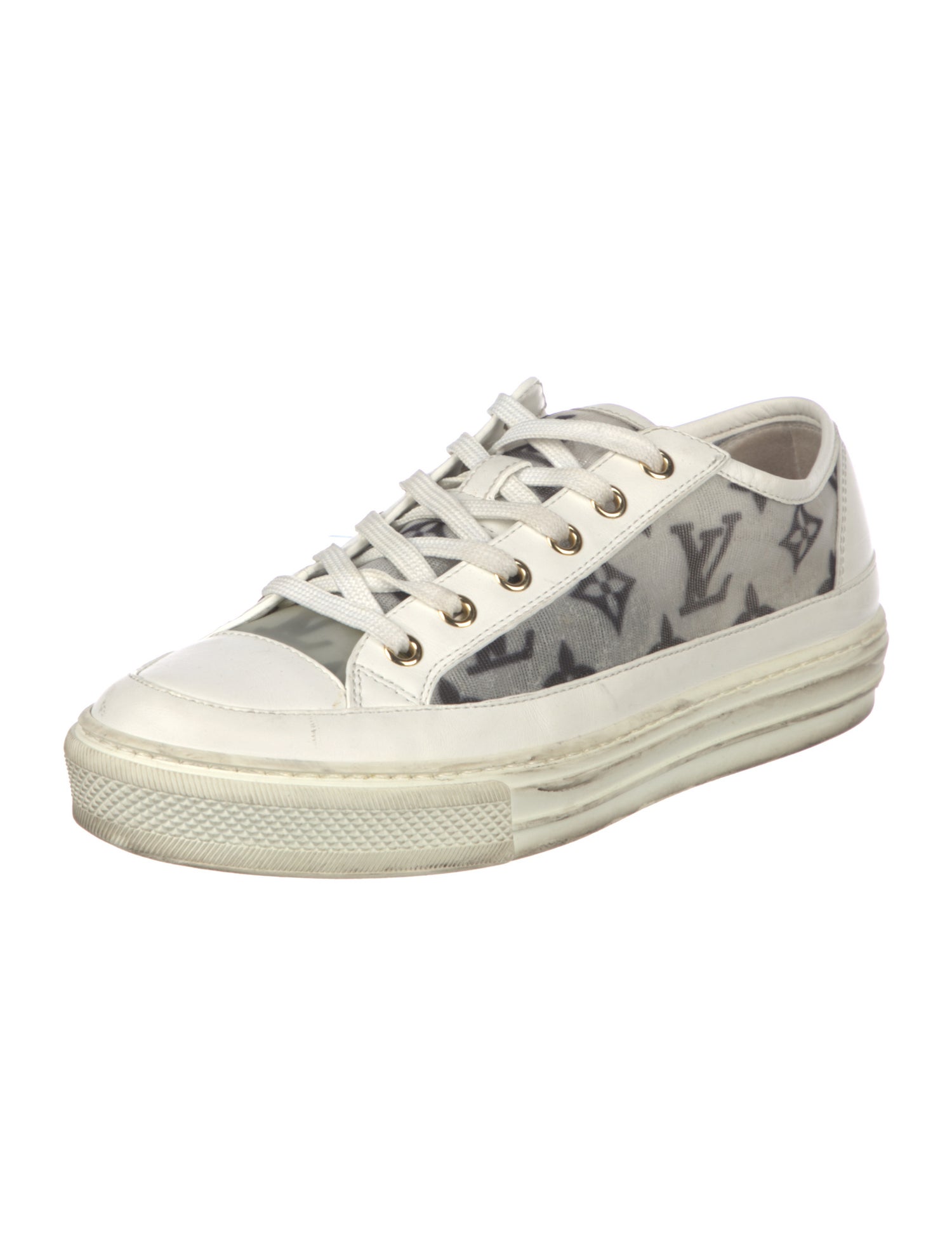 Louis Vuitton LV Monogram Leather Sneakers