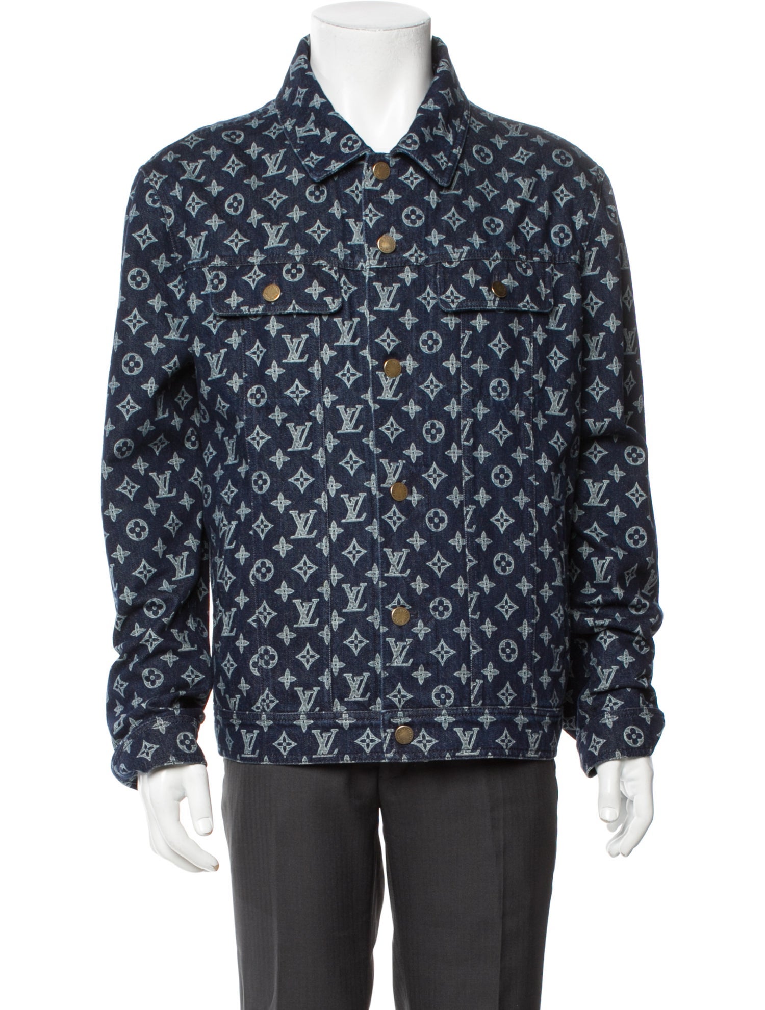 Louis Vuitton 2018 LV Monogram Trucker Jacket