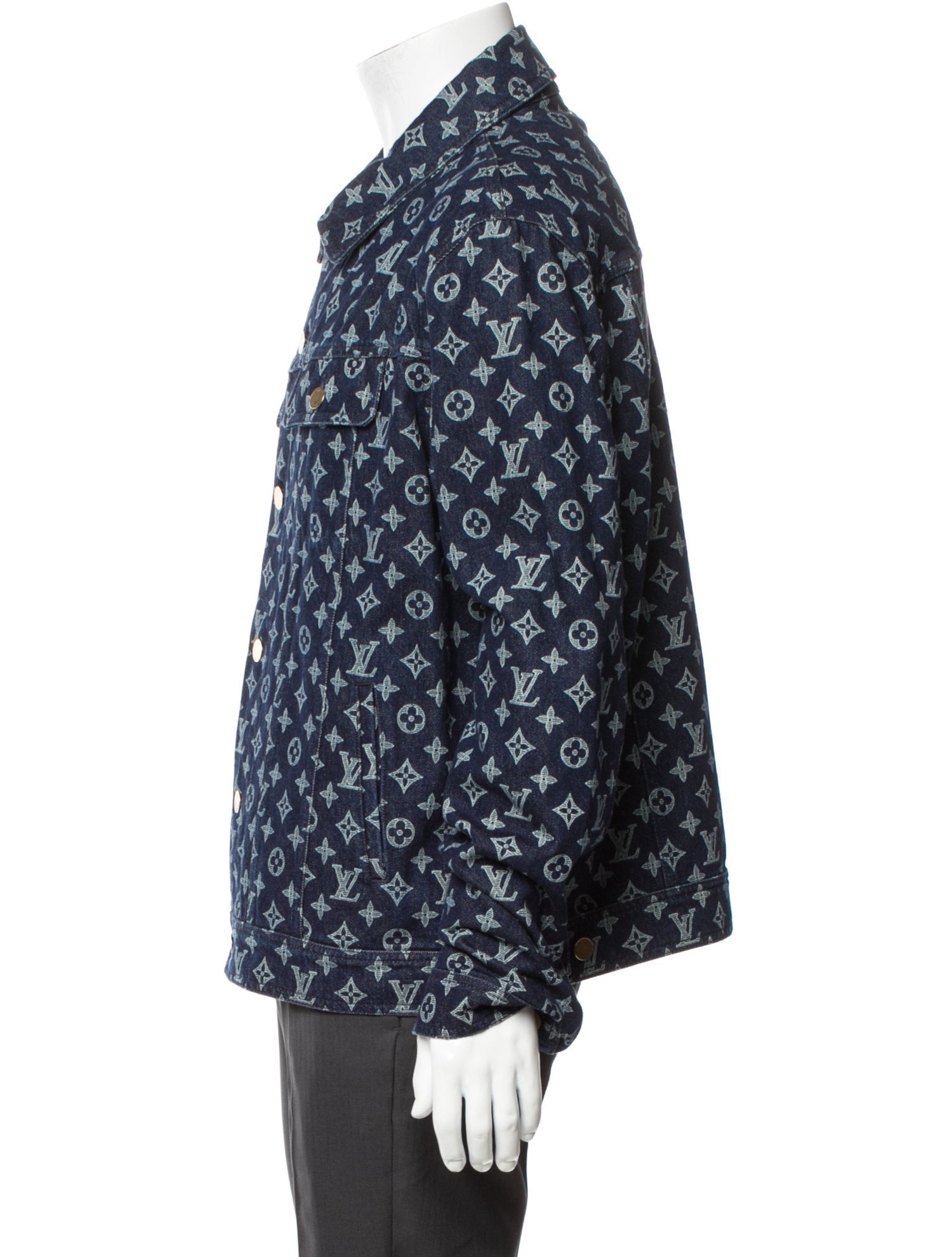 Louis Vuitton 2018 LV Monogram Trucker Jacket