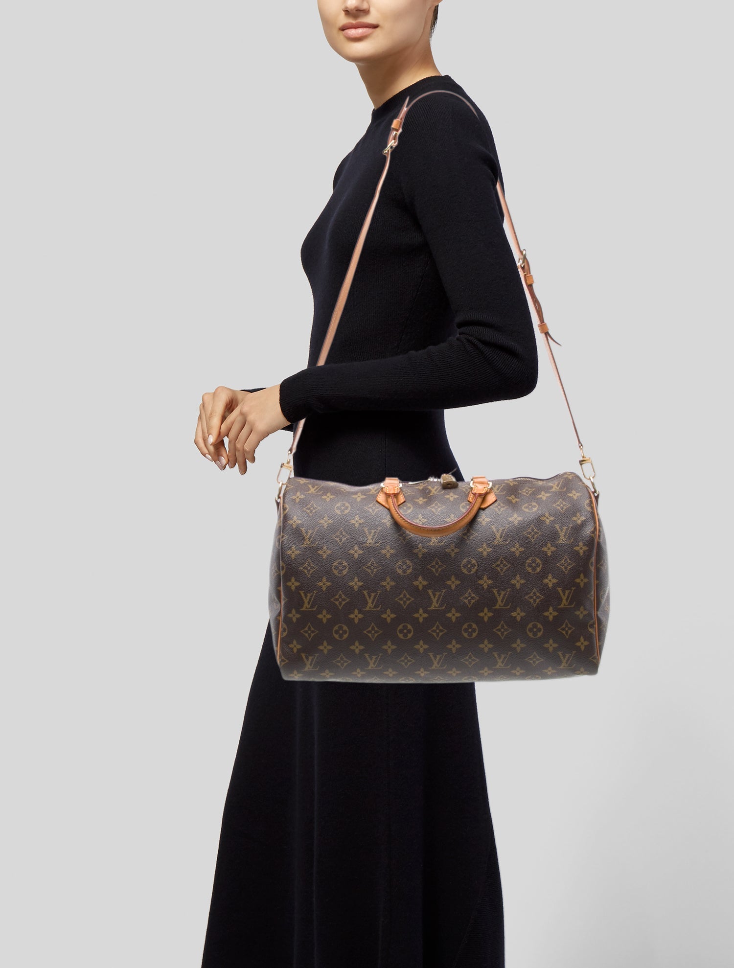 Louis Vuitton LV Monogram Speedy Bandouliere 35