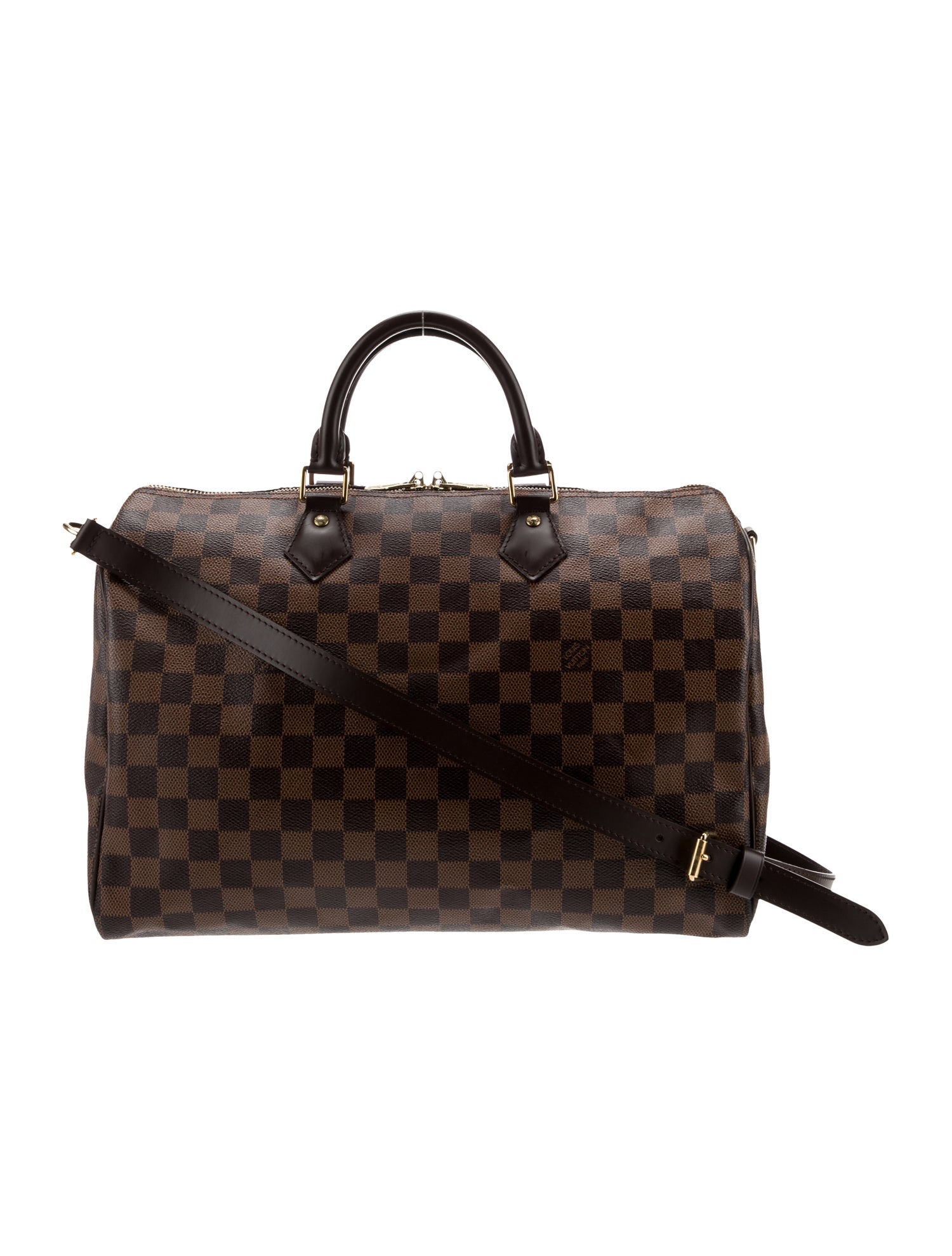 Louis Vuitton Damier Ebene Speedy Bandouliere 35