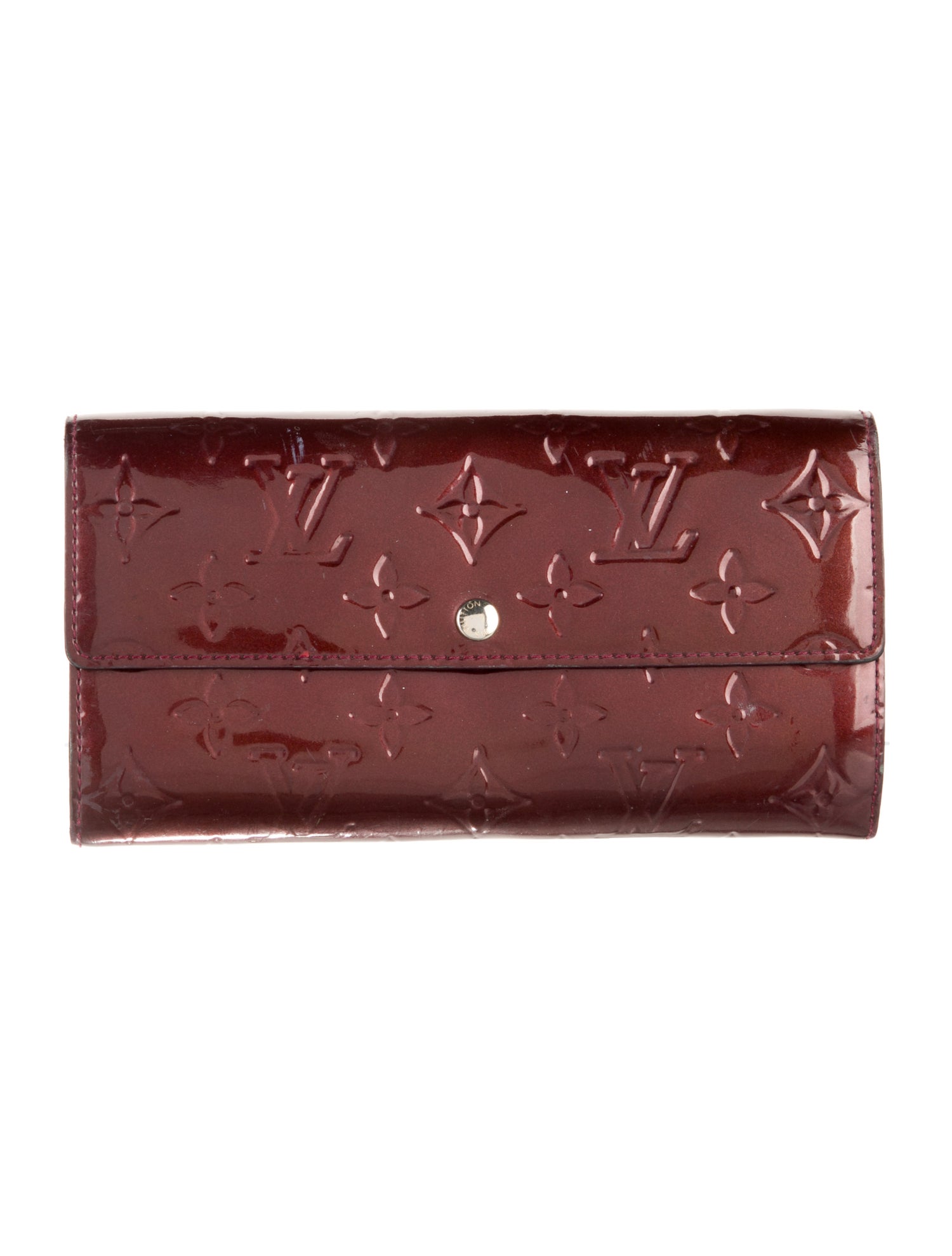 Louis Vuitton LV Monogram Vernis Patent Leather Sarah Wallet