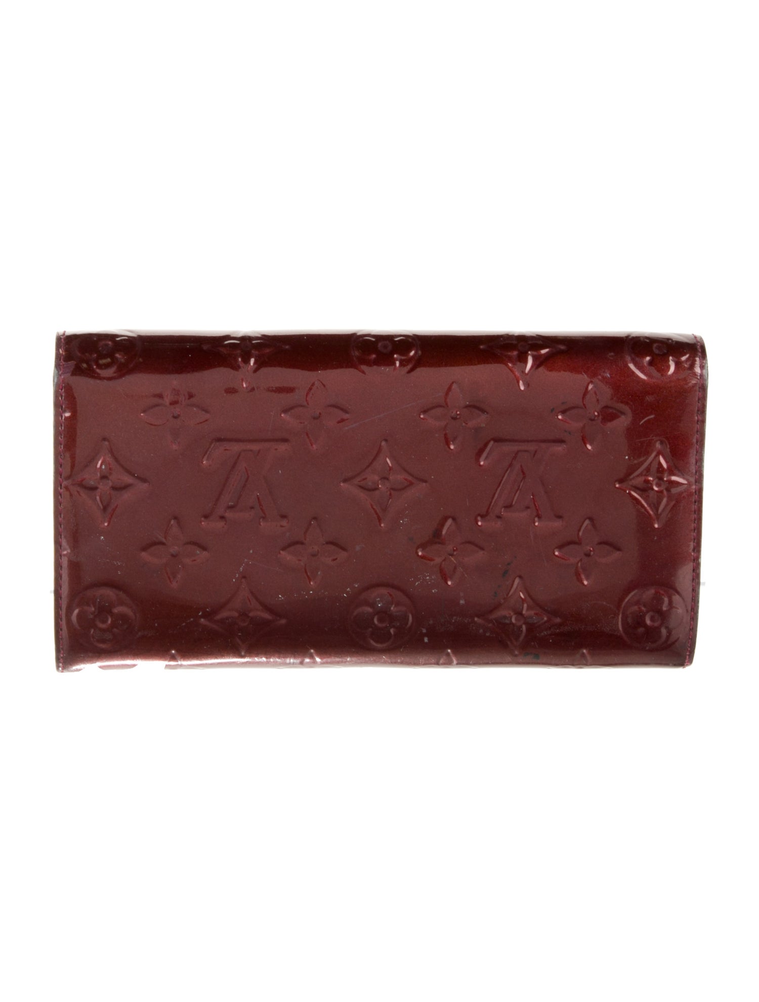 Louis Vuitton LV Monogram Vernis Patent Leather Sarah Wallet