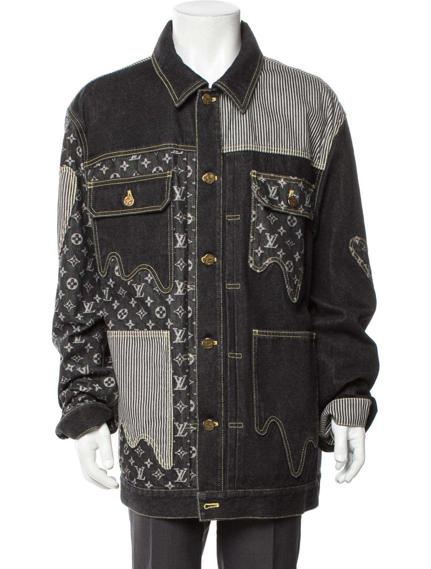 Louis Vuitton 2022 x Nigo Denim Jacket