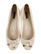 Louis Vuitton LV Monogram Leather Ballet Flats
