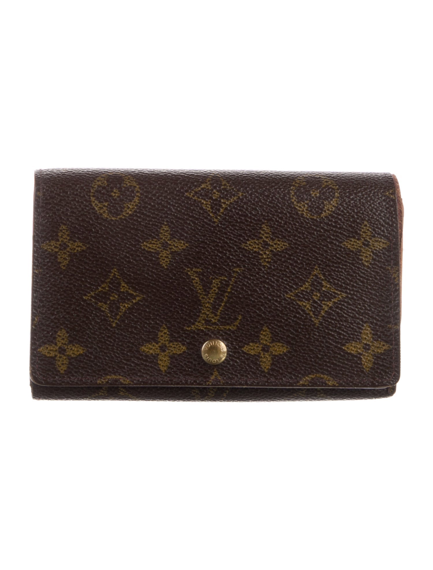 Louis Vuitton 1997 Monogram Pattern Porte-Monnaie Tresor Wallet