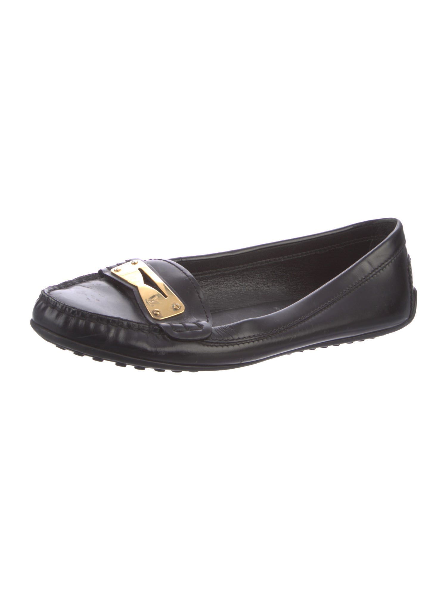 Louis Vuitton Leather Loafers