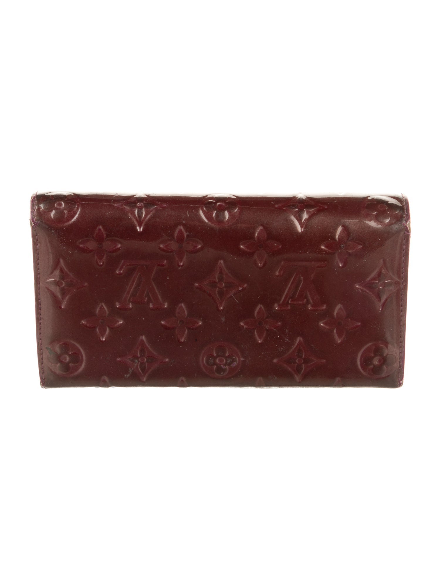Louis Vuitton Monogram Vernis Vernis Patent Leather Sarah Wallet