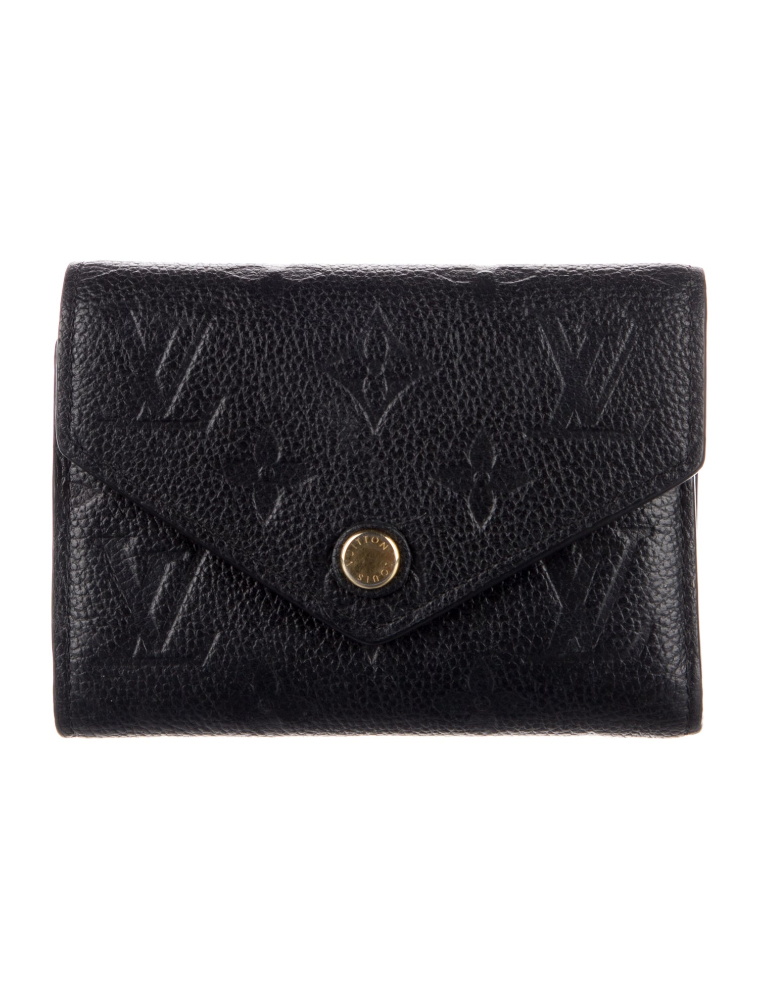 Louis Vuitton LV Monogram Empreinte Leather Sarah Wallet